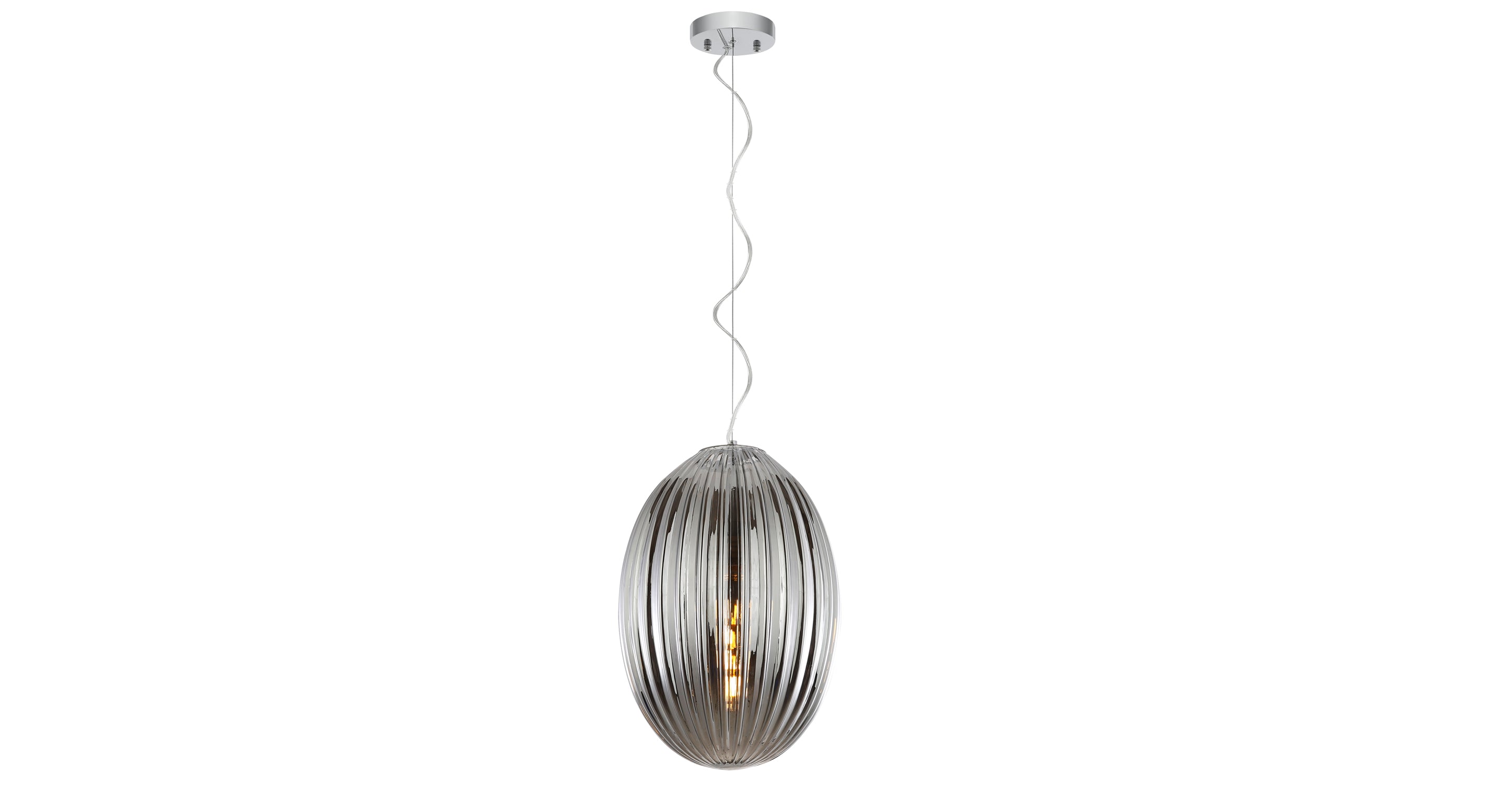 Opal 12 Glass Pendant Light - Elegant White Frosted Glass Shade for Dining Room, Kitchen Island & Bedroom Lighting