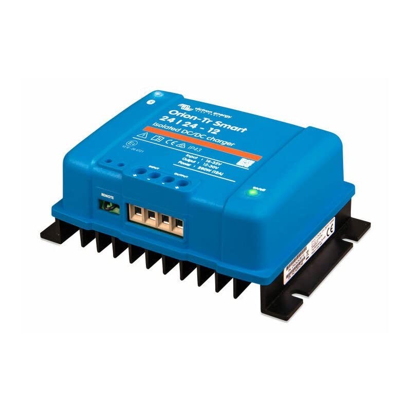 Victron Energy Orion-Tr Smart DC to DC Charger 24V/24V 12A 280W with Bluetooth - Isolated Battery Charger for Dual Battery Systems - Perfect for RVs, Boats & Off-Grid Power Solutions