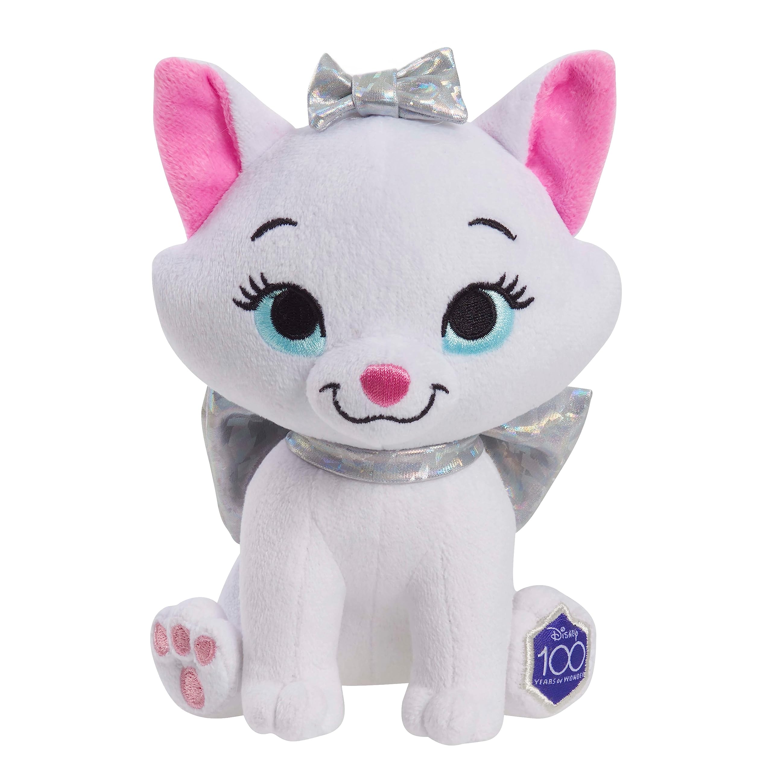 Disney 100 Years of Wonder Marie Small Plush Stuffed Animal - Officially Licensed Soft Toy for Kids Age 2+ | Perfect Gift for Birthday, Christmas & Disney Fans Collection