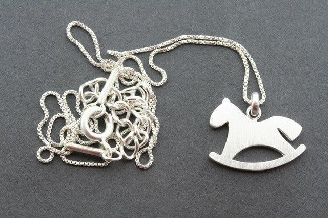 Rocking Horse Necklace - Elegant Horse Pendant Jewelry for Women - Perfect Gift for Equestrian Lovers & Horseback Riding Enthusiasts - Ideal for Birthdays, Anniversaries & Special Occasions