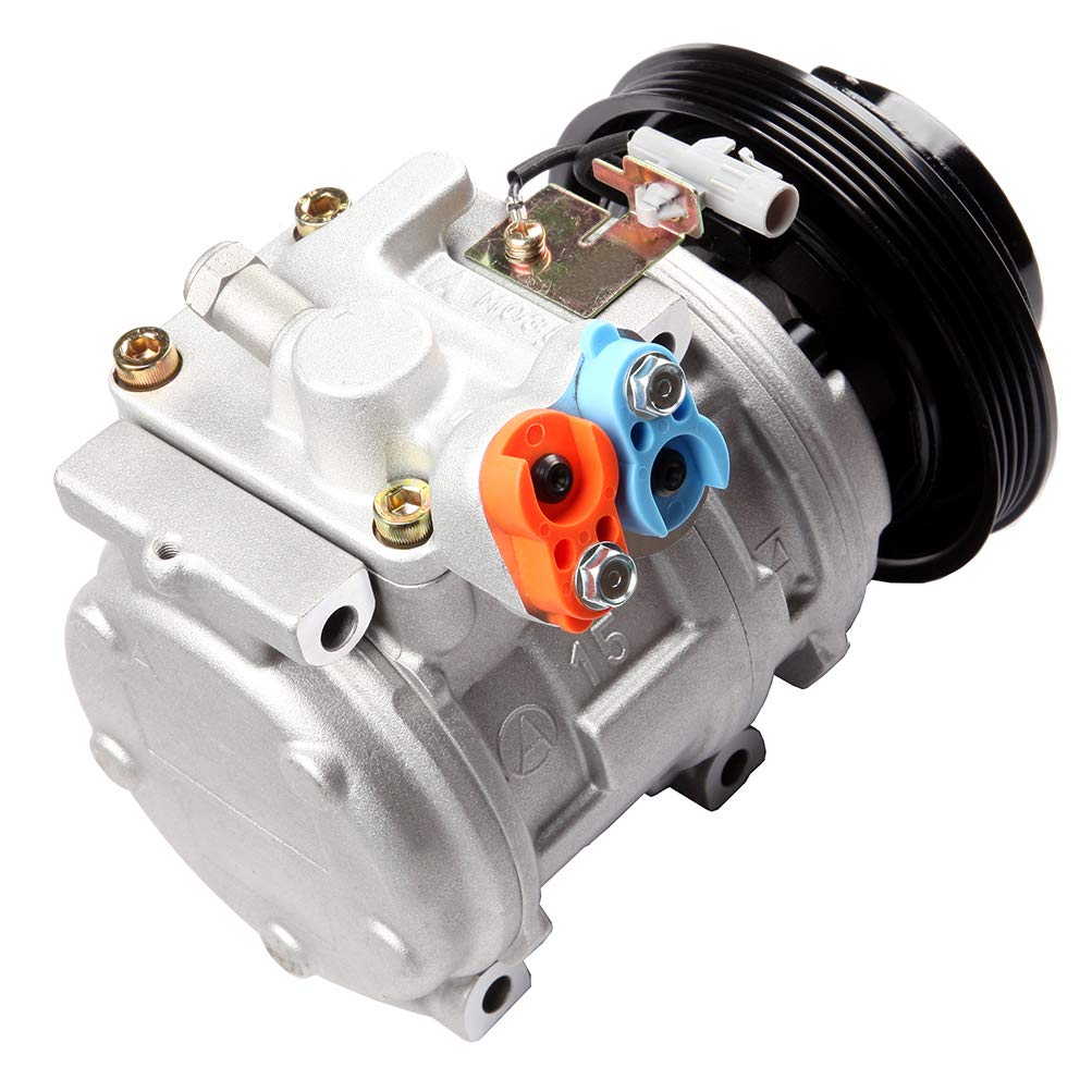 cciyu AC Compressor Pump for Toyota Tacoma 3.4L (1995-2004) - Replacement Air Conditioning Compressor with Clutch - Fits Part Numbers 1521992, 4710223, 4711223 - Perfect for AC Repair & Summer Cooling System Maintenance