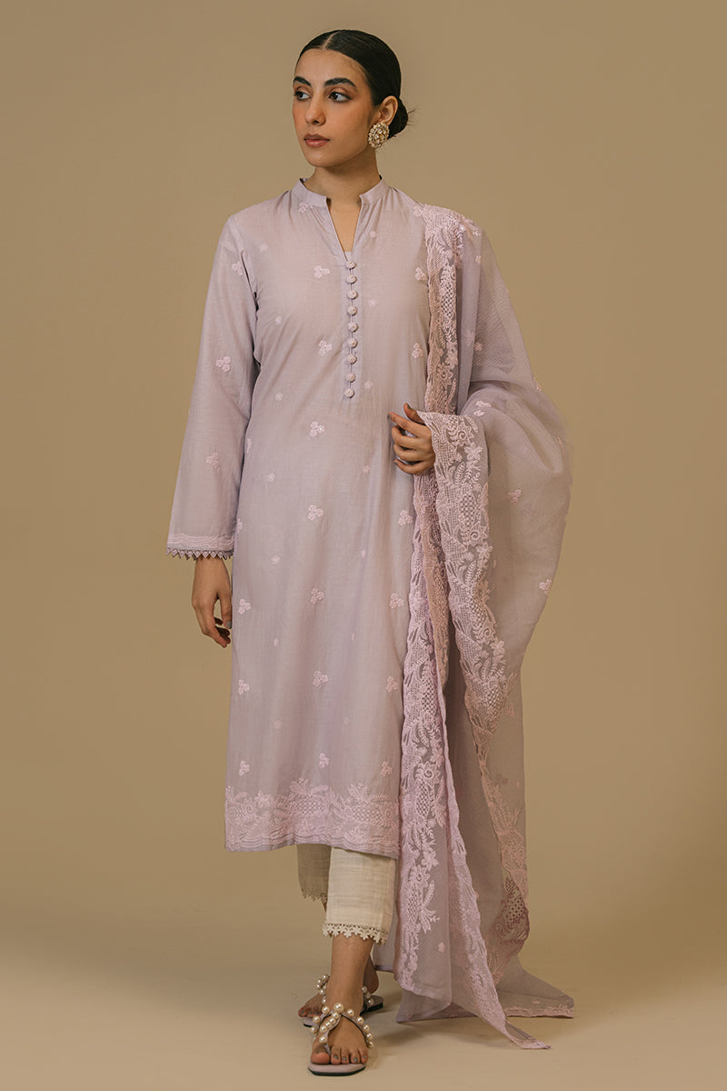 IRIS WHISPER 2-Piece Set (Shirt & Dupatta) - Elegant Indian Ethnic Wear for Women, Perfect for Weddings, Festivals & Special Occasions