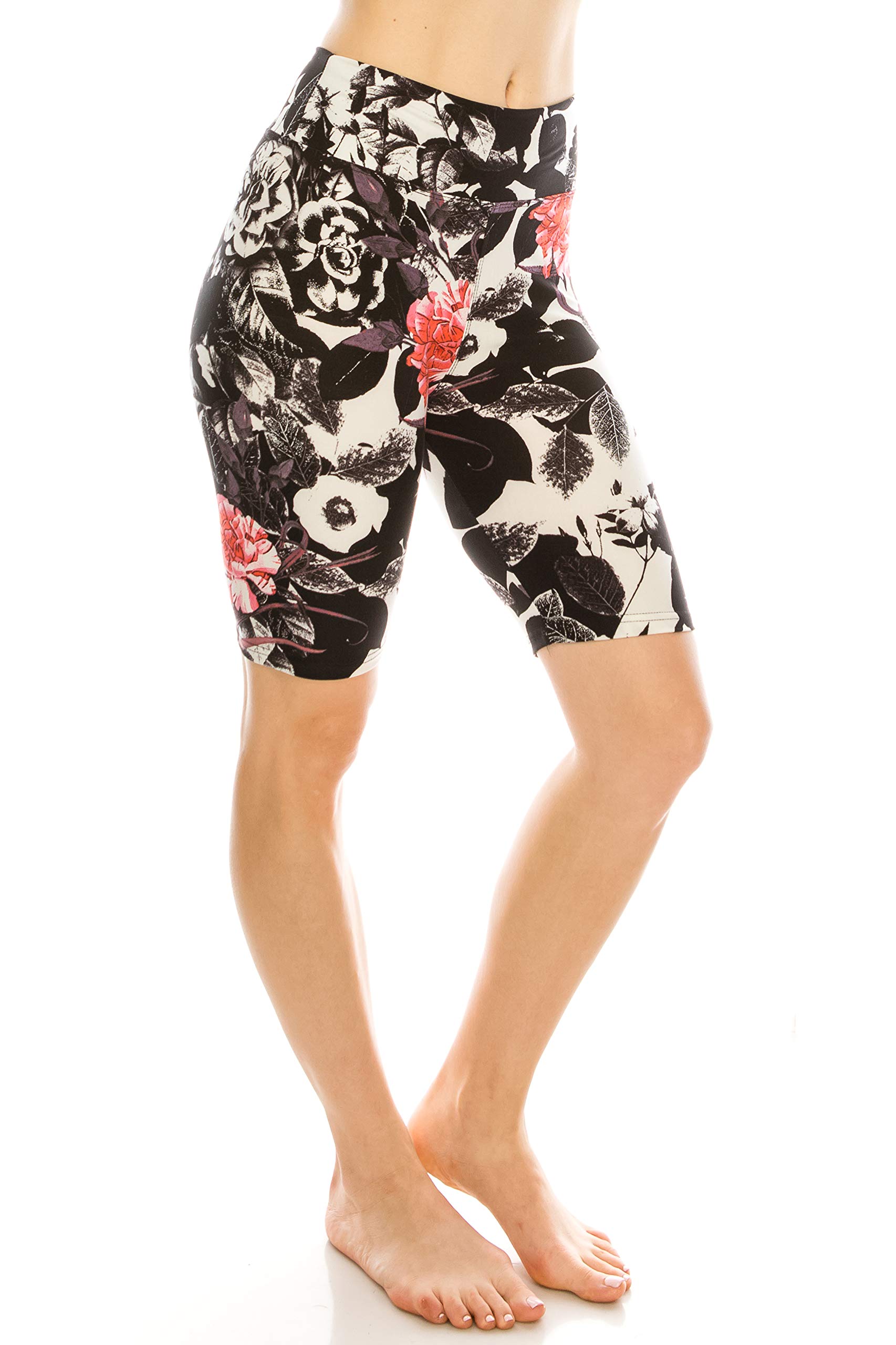 ALWAYS Women's High Waist Bike Shorts - Tummy Control Workout Shorts for Running, Yoga & Gym - Stretchy Athletic Compression Leggings for Women - Perfect for Fitness, Cycling & Lounge Wear
