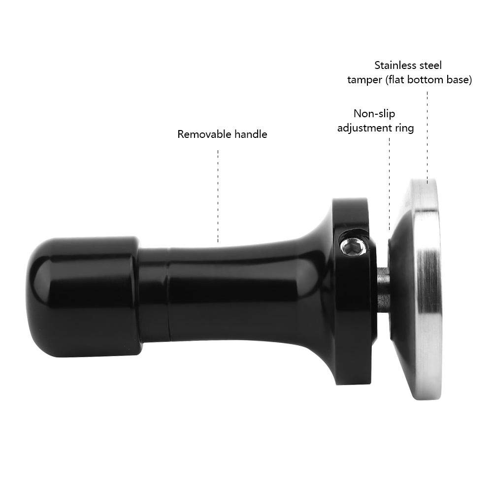 Premium 58MM Stainless Steel Coffee Tamper - Professional Espresso Powder Press for Baristas & Coffee Lovers | Perfect for Home, Office & Coffee Shops | Ideal Gift for Coffee Enthusiasts