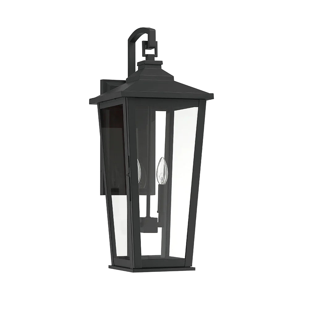 Rockhouse 2-Light Outdoor Wall Lantern - Medium Size Bronze Finish for Porch, Patio & Entryway Lighting | Weather-Resistant Exterior Sconce