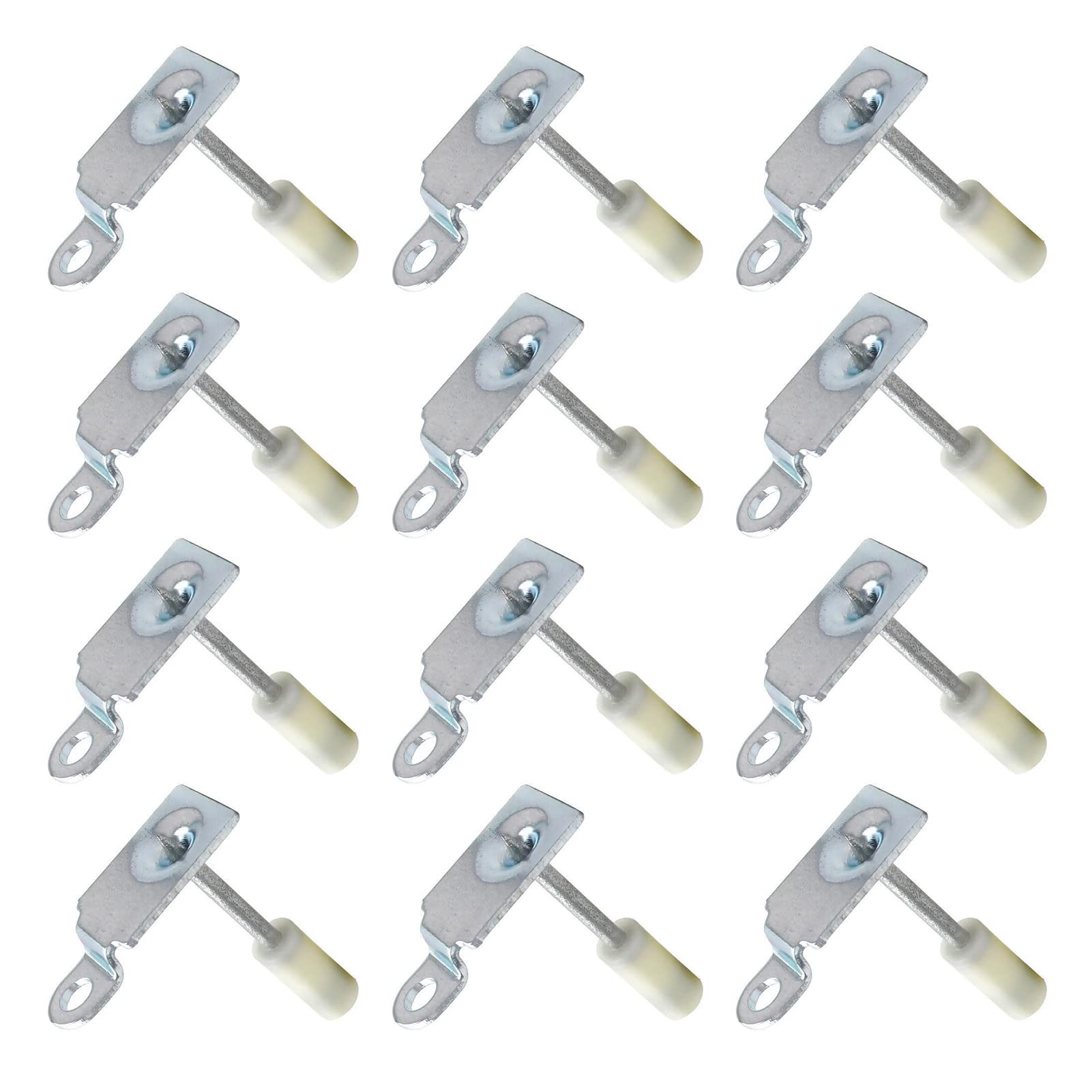 100PCS Steel Ceiling Nails - 25mm (0.98in) Concrete Hook Nails for Wall Fastening, Cable Ducts & Slotting Devices - Heavy Duty Nail Gun Accessories for Construction & Home Improvement Projects
