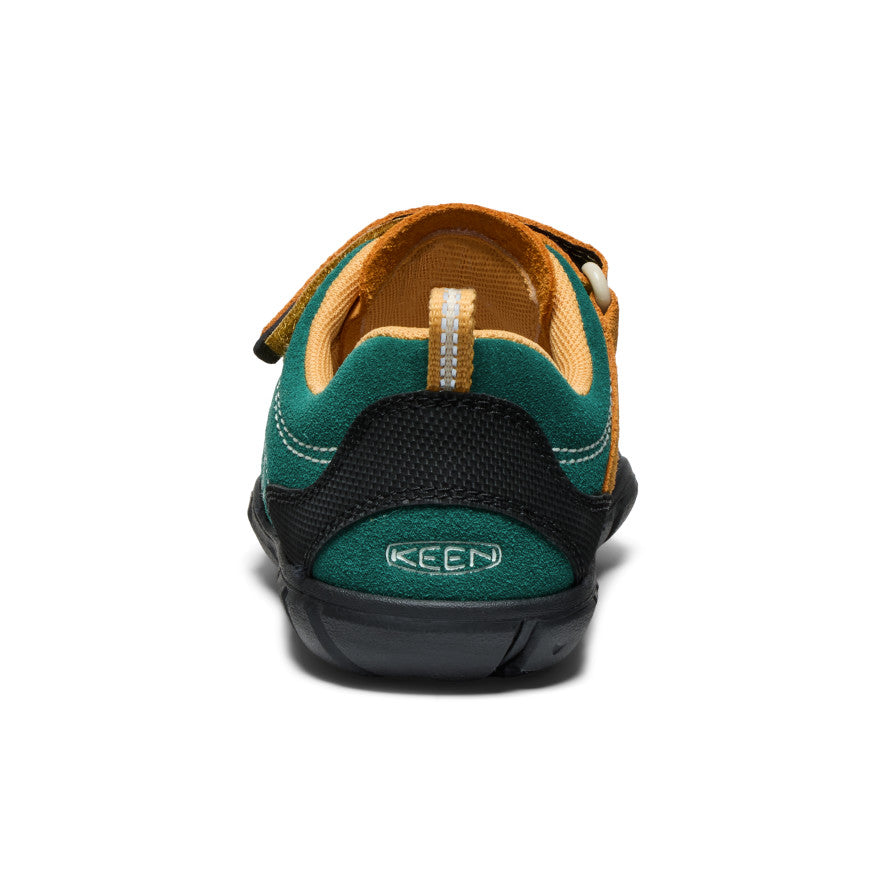 Little Kids' Jasper II Sneakers | Aventurine Green & Oak Buff Casual Shoes for Boys & Girls - Perfect for School, Play & Everyday Comfort