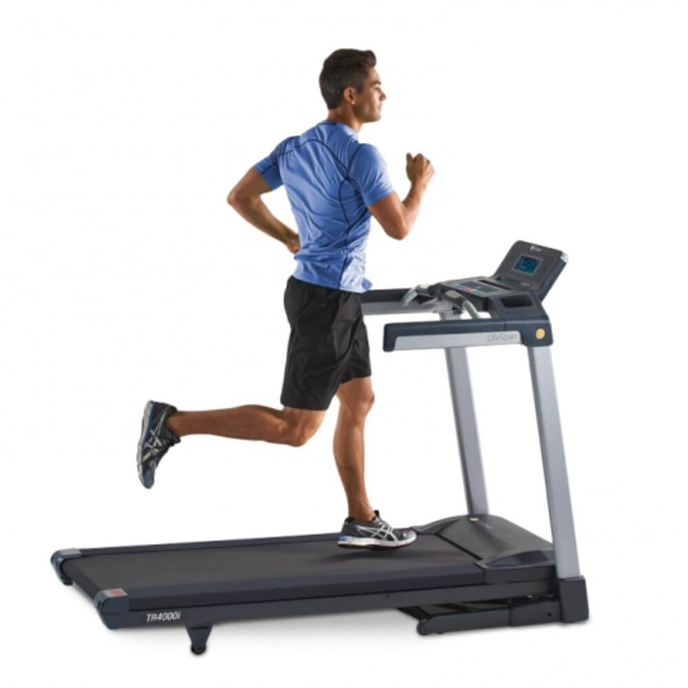 LifeSpan Fitness TR4000i Folding Treadmill - Compact Home Gym Equipment for Walking & Running | Perfect for Small Spaces & Home Workouts