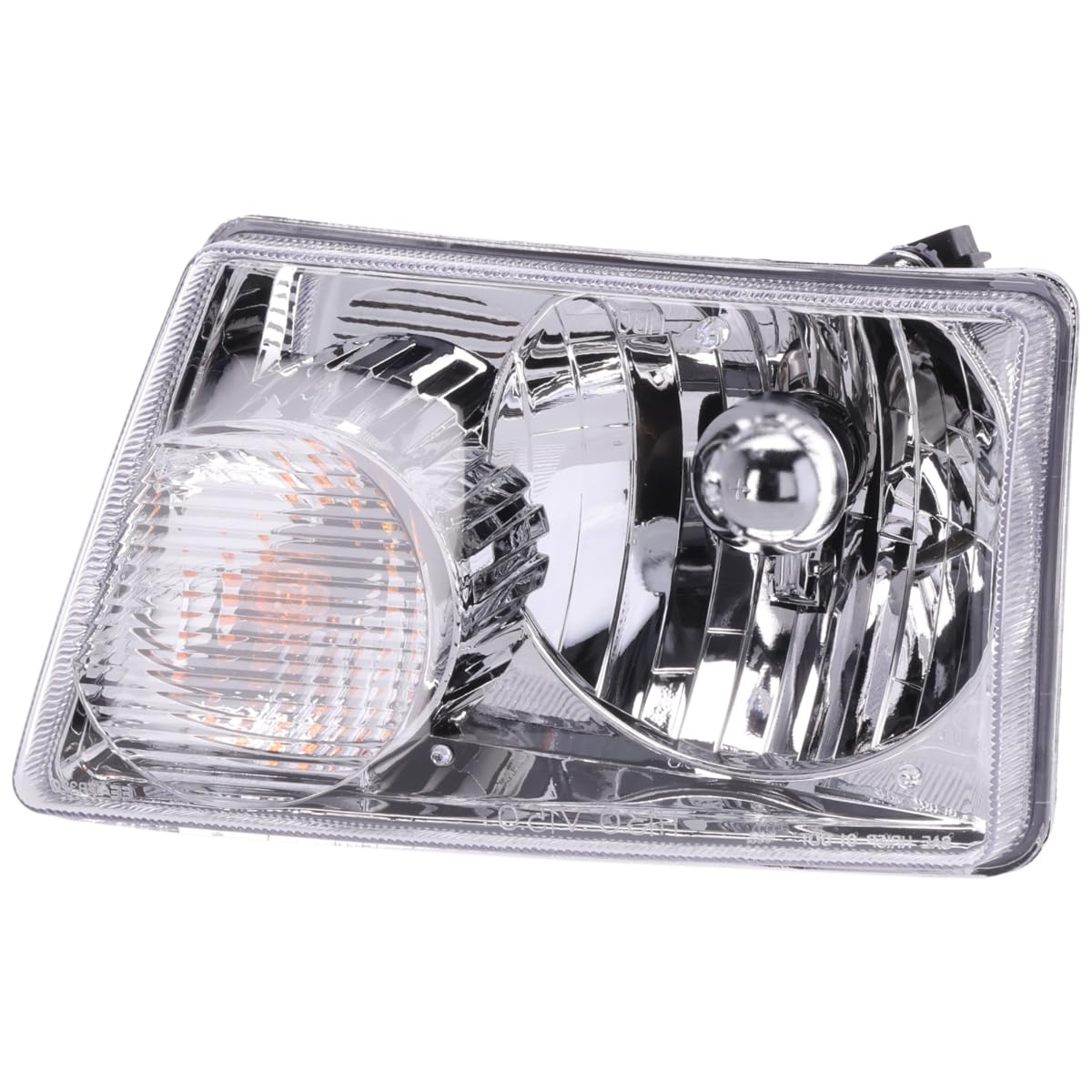 Compatible with Ranger 01-11 Headlight Assembly - Halogen Headlamp with Turn Signal Bulb & Socket for All Cab Types | Perfect for Off-Roading, Night Driving & Vehicle Restoration