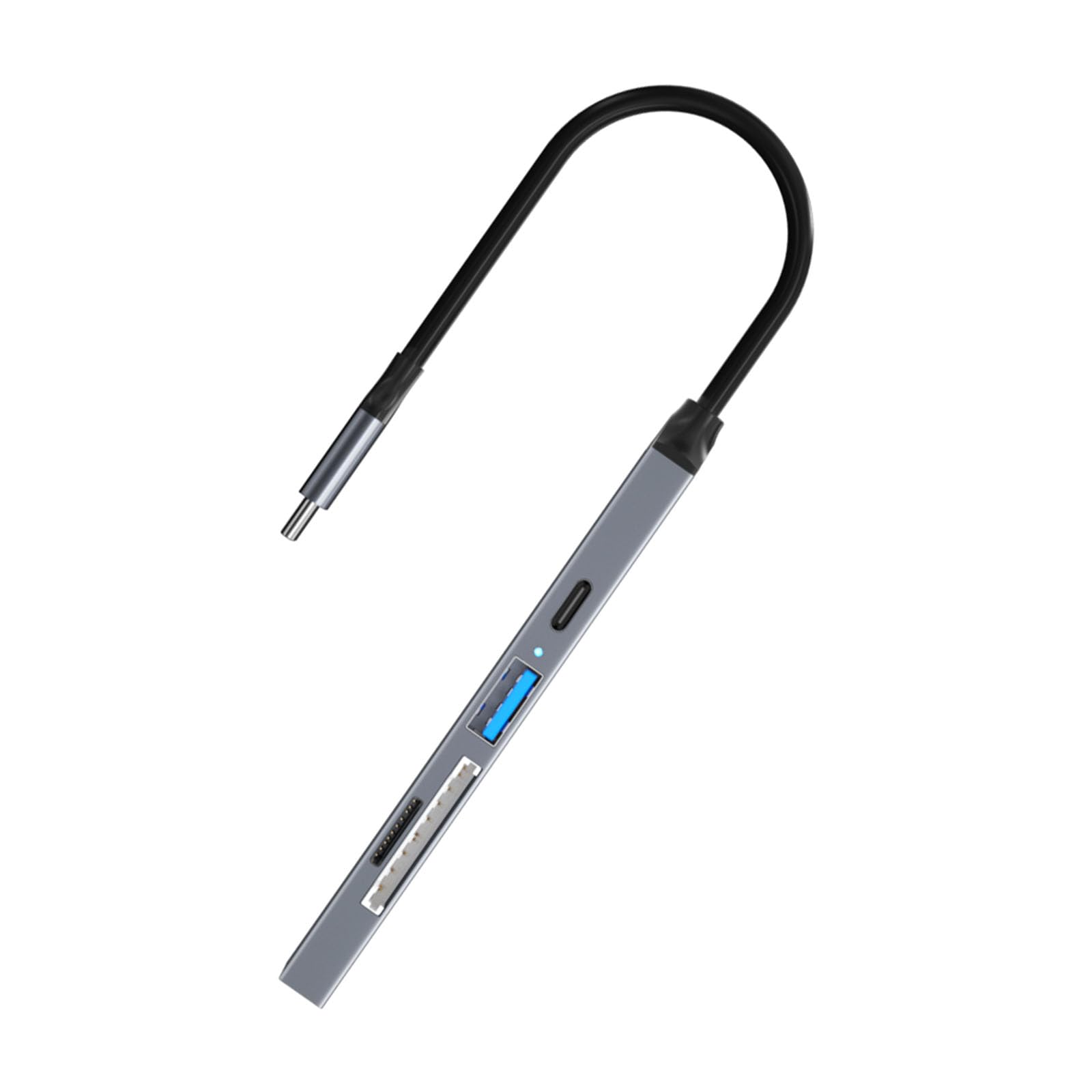5-in-1 USB C Hub Adapter with USB 3.0/SD/TF for MacBook & Laptop