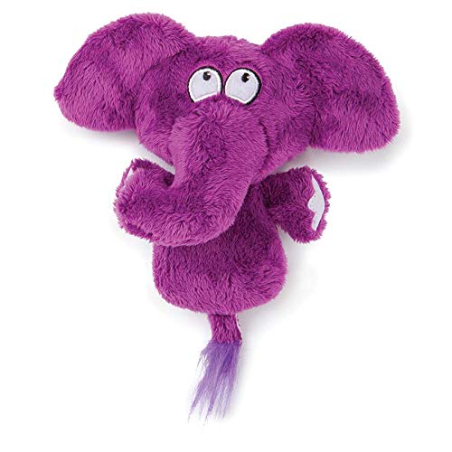 Silent Squeaker Dog Toys - Plush Flatties for Quiet Playtime