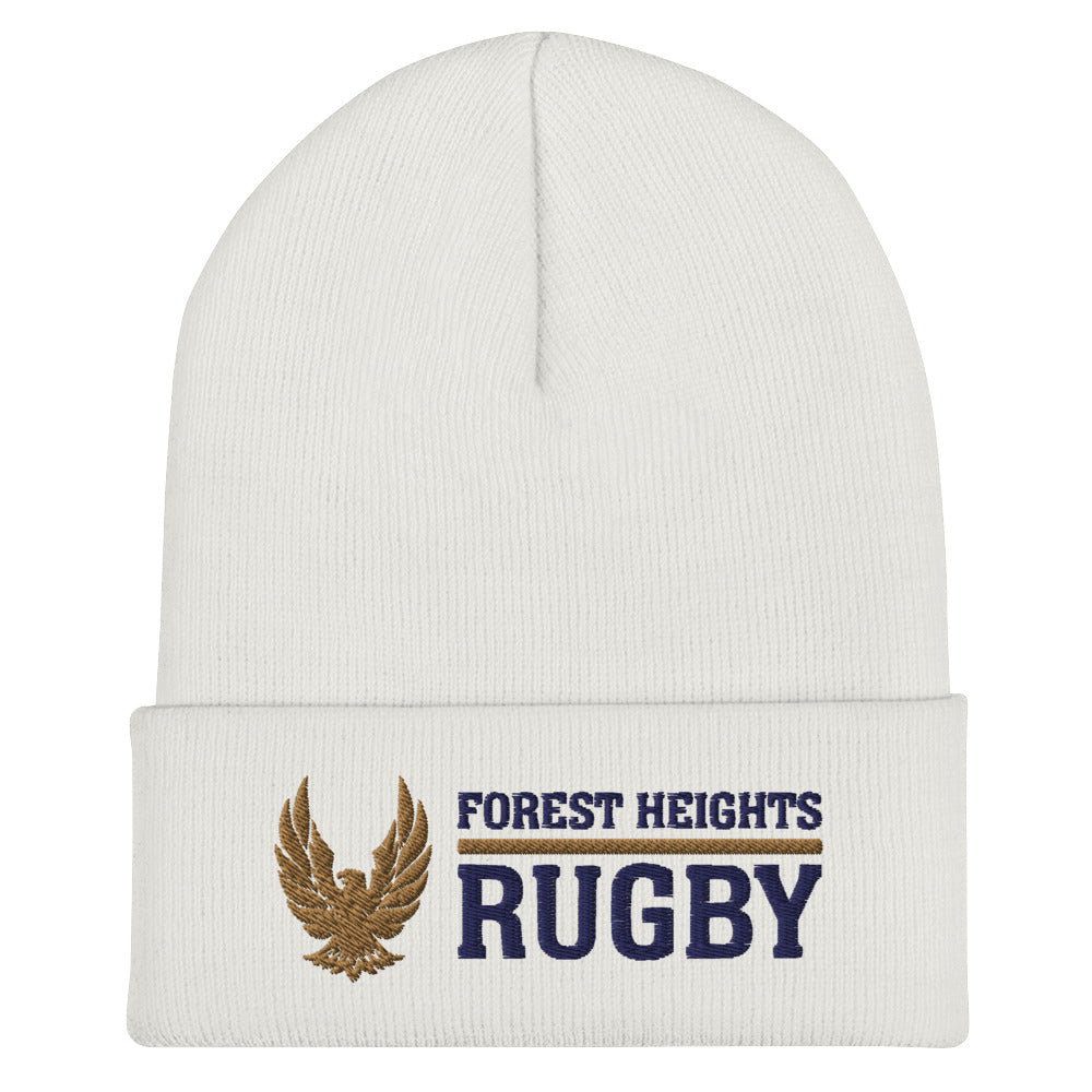 GHFH Rugby Cuffed Beanie Hat for Men & Women - Warm Winter Skull Cap with Foldable Brim - Perfect for Football, Rugby Games & Outdoor Activities