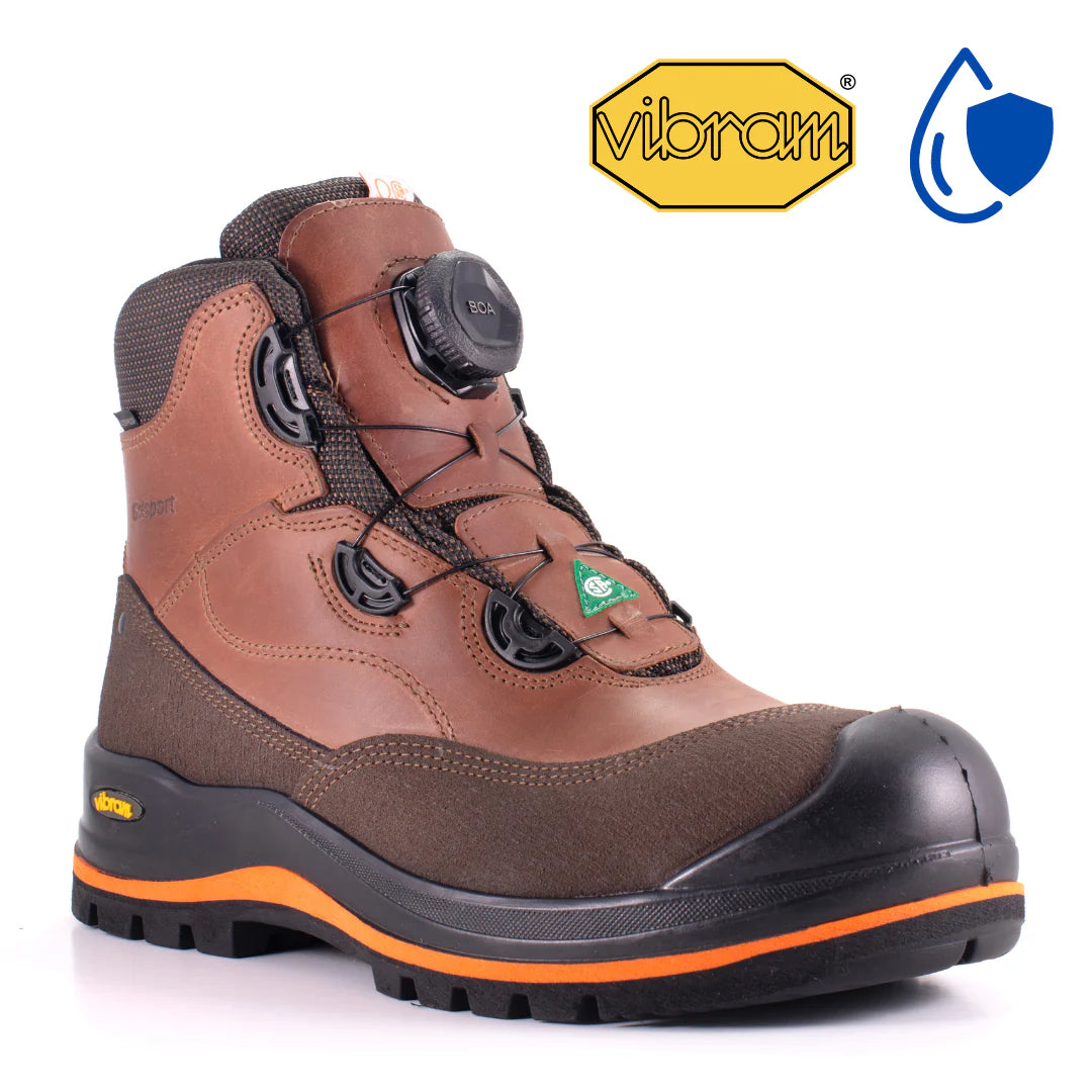 Grisport BOA Wolf 6 CSA Approved Safety Boots for Men - Steel Toe Work Boots with BOA Closure System - Ideal for Construction, Industrial & Outdoor Work (Model 702381)
