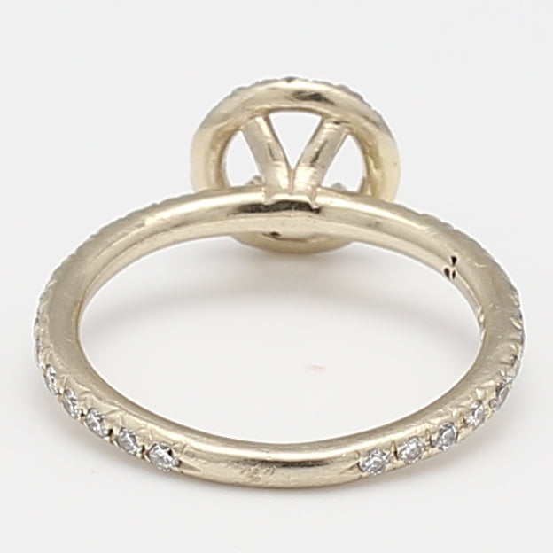 0.38 Carat Round Brilliant H SI1 Diamond Engagement Ring in 14K White Gold - Perfect for Proposals, Anniversaries & Bridal Jewelry