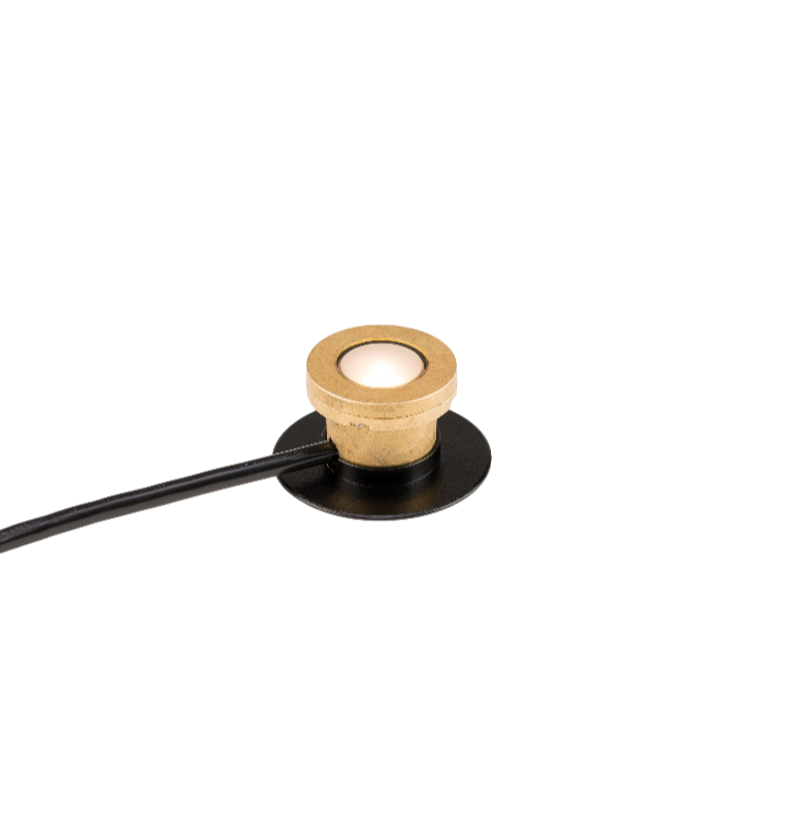 FX LPZD3LEDHZ30BS LP 3LED Underwater Light with ZD in Natural Brass - Perfect for Pool, Fountain & Landscape Lighting