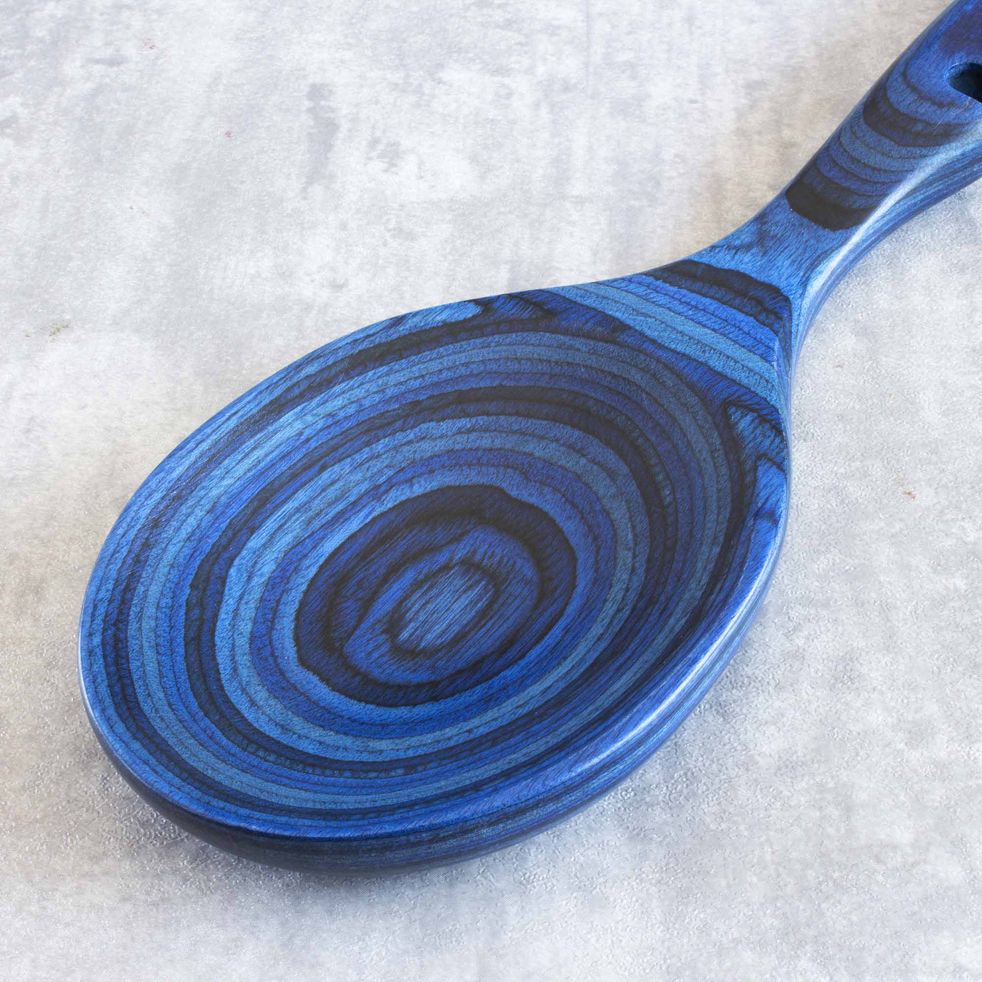 Baltique® Malta Collection Notched Cooking Spoon - Premium Wooden Kitchen Utensil for Cooking, Baking & Serving - Ideal for Sauces, Soups & Stir-Fries