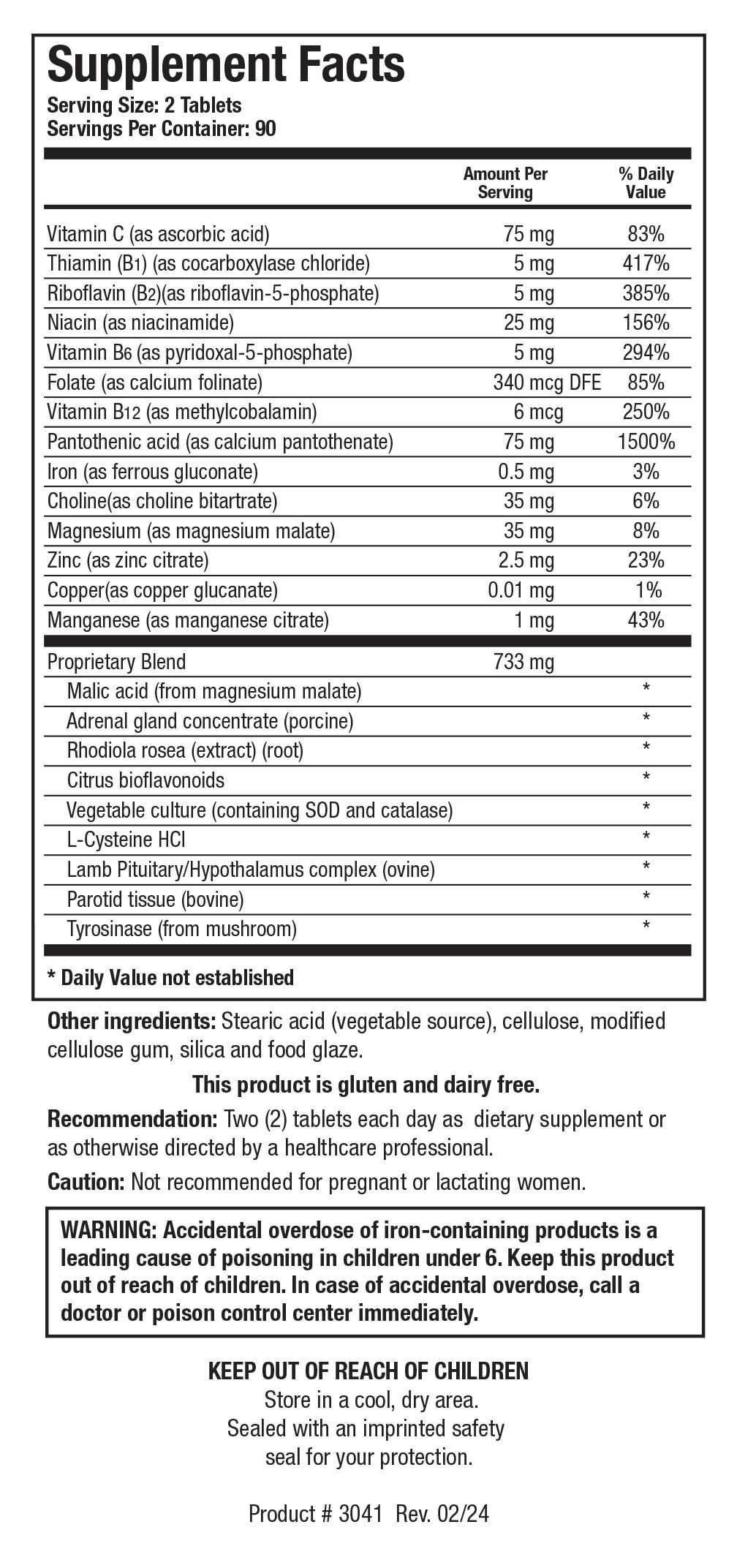 Biotics Research ADB5-Plus Adrenal Support Supplement - 180 Tablets for Healthy Cortisol Levels, Stress Relief & Energy Boost - Supports Adrenal Gland Function for Daily Stress Management & Workout Recovery