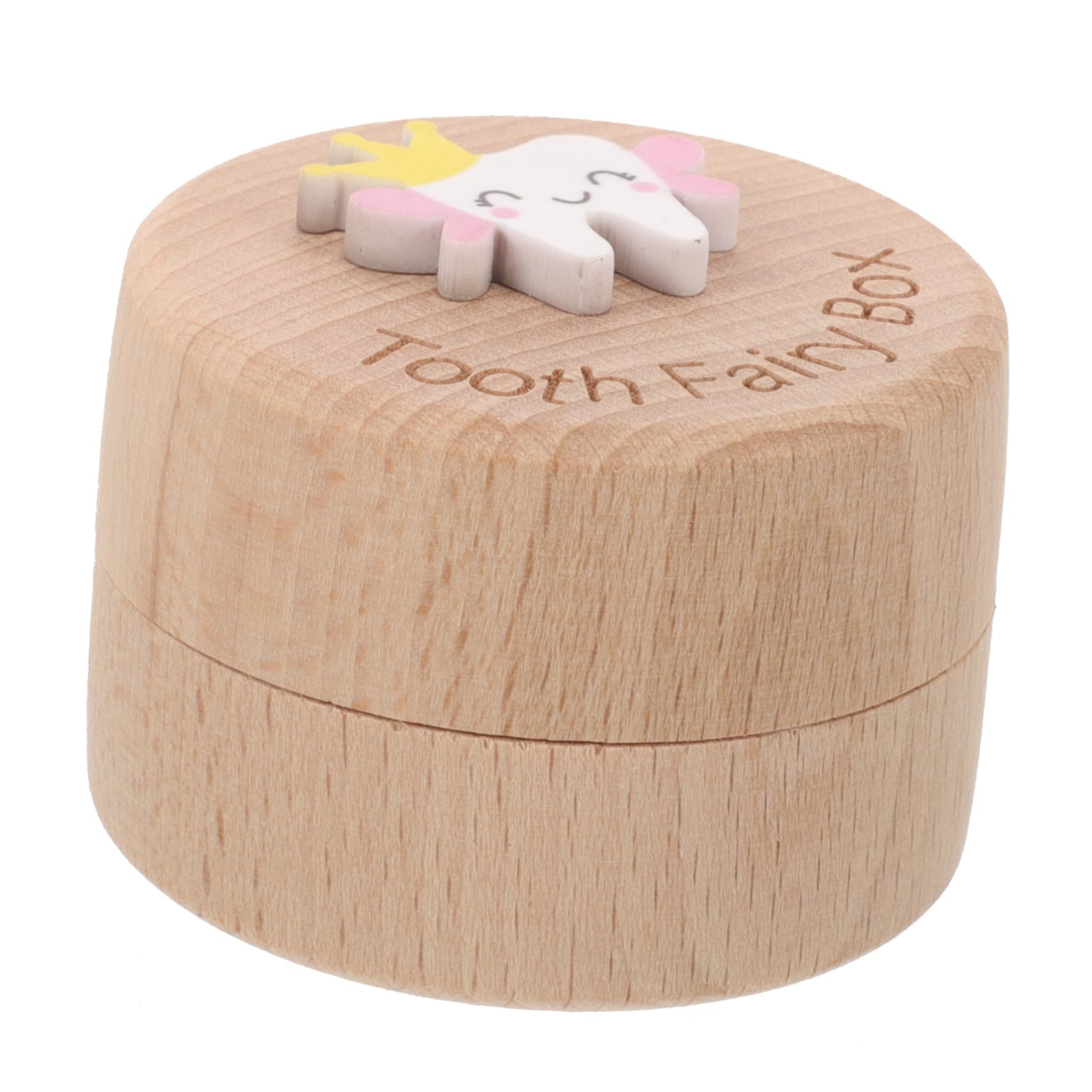 CIMAXIC Wooden Baby Tooth Keepsake Box - First Tooth Holder, Kids Tooth Storage Case, Baby Teeth Organizer for Boys & Girls - Perfect for Baby Shower Gifts & Childhood Memory Preservation