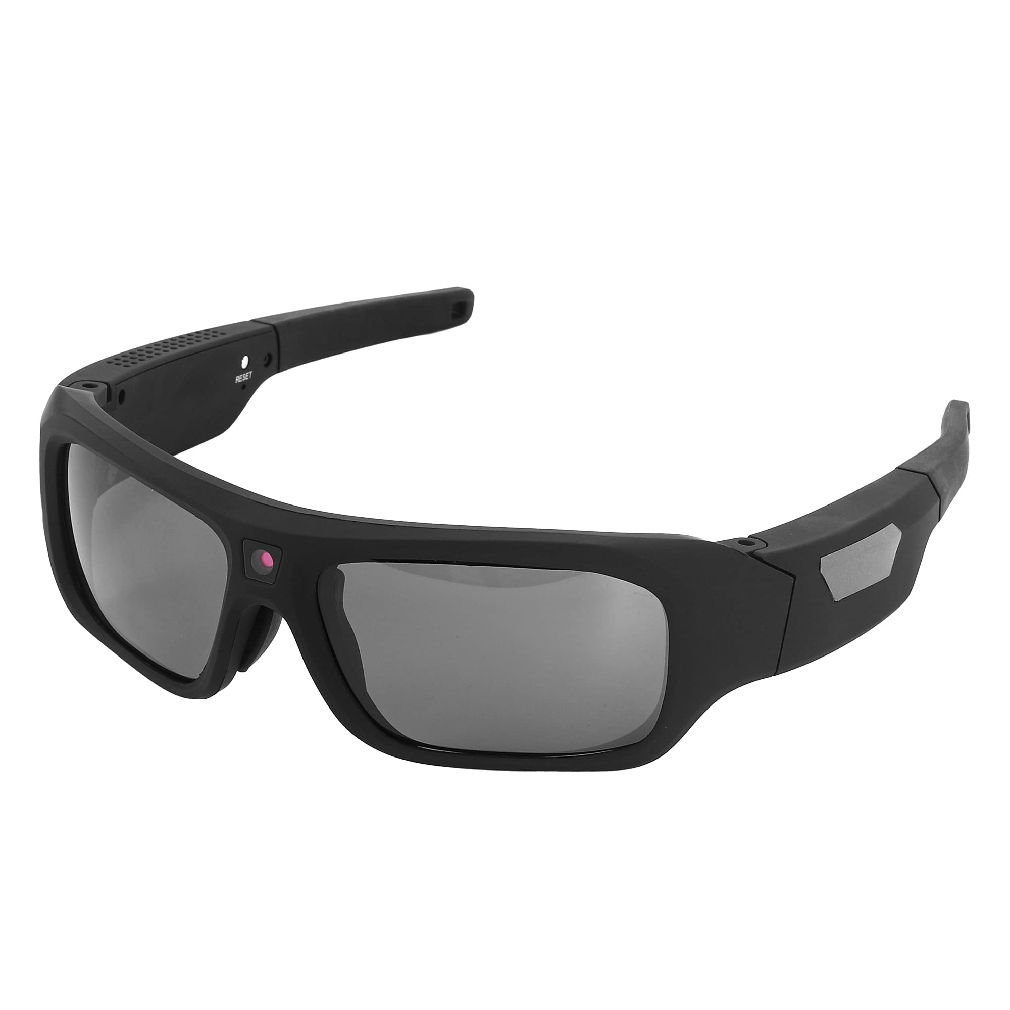 4K HD Video Recording Sunglasses Camera - Sports & Action Glasses for Cycling, Camping, Driving, Hunting, Skateboarding, Travel - No SD Card Included (Black, 170x171x48mm) - Perfect for Outdoor Adventures, Vlogging & Hands-Free Recording