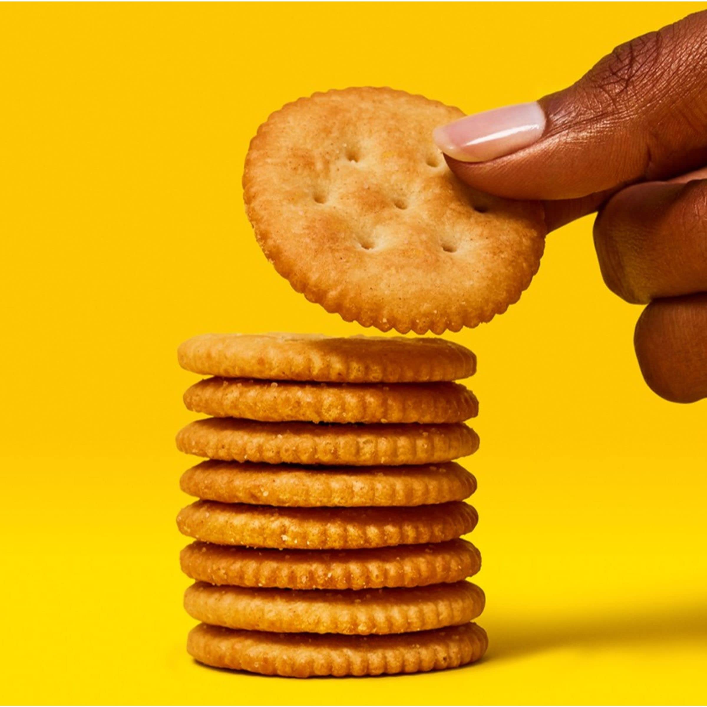 RITZ Hint of Salt Crackers - Healthy Low Sodium Snacks for Kids & Adults - Perfect for Lunch Boxes, School, Office & Parties - 13.7 oz Pack