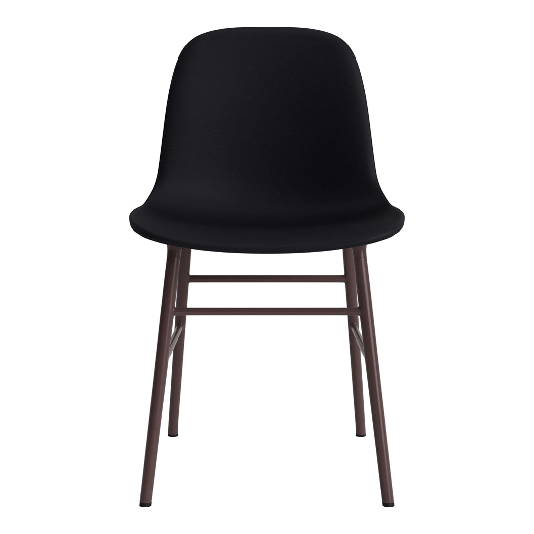Modern Form Chair with Sturdy Metal Legs & Comfortable Upholstery - Perfect for Home Office, Living Room, or Dining Room Decor