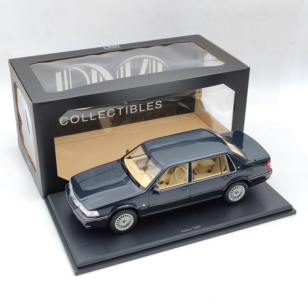 1/18 Scale Volvo S90 Royal Level 3 1998 Blue Resin Model Car - DNA Collectibles DNA000088 - Perfect for Car Enthusiasts, Display Collections & Gift Giving