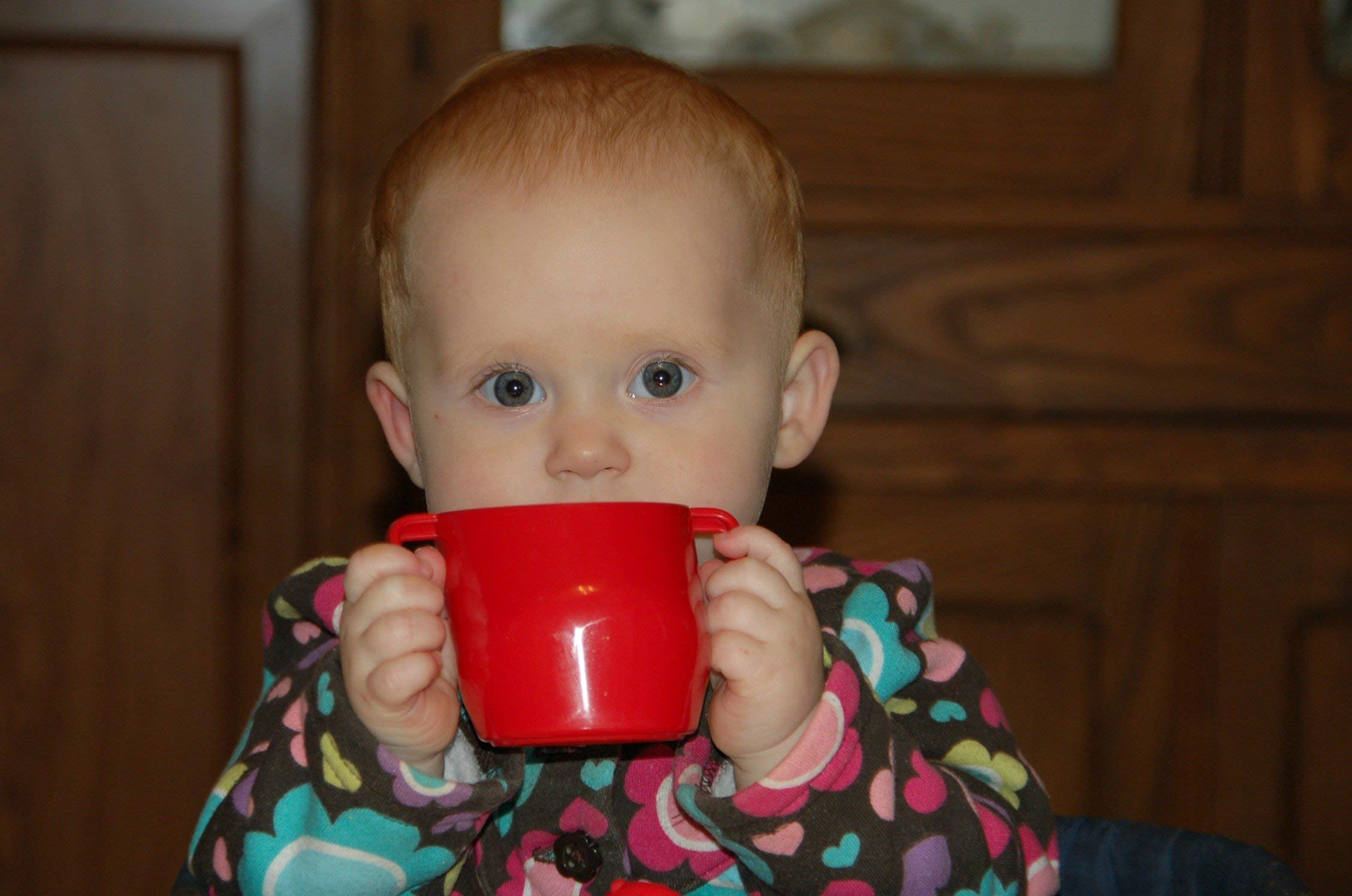 Bickiepegs Doidy Cup - Pink Baby Training Cup for Easy Drinking | Ideal for Toddlers Learning to Sip Independently at Home or On-the-Go