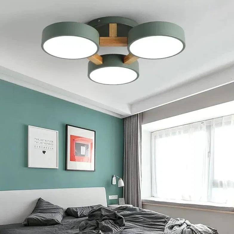 3-Piece Flush Mount Ceiling Light Fixture - Modern LED Lighting for Living Room, Bedroom, or Hallway - Energy Efficient & Easy Installation