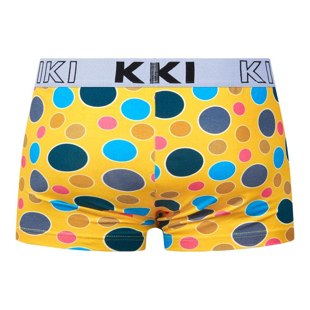 Kiniki Men's Cotton Printed Hipster Underwear - Soft & Breathable Low Rise Briefs for Everyday Comfort | Perfect for Gym, Lounge & Travel