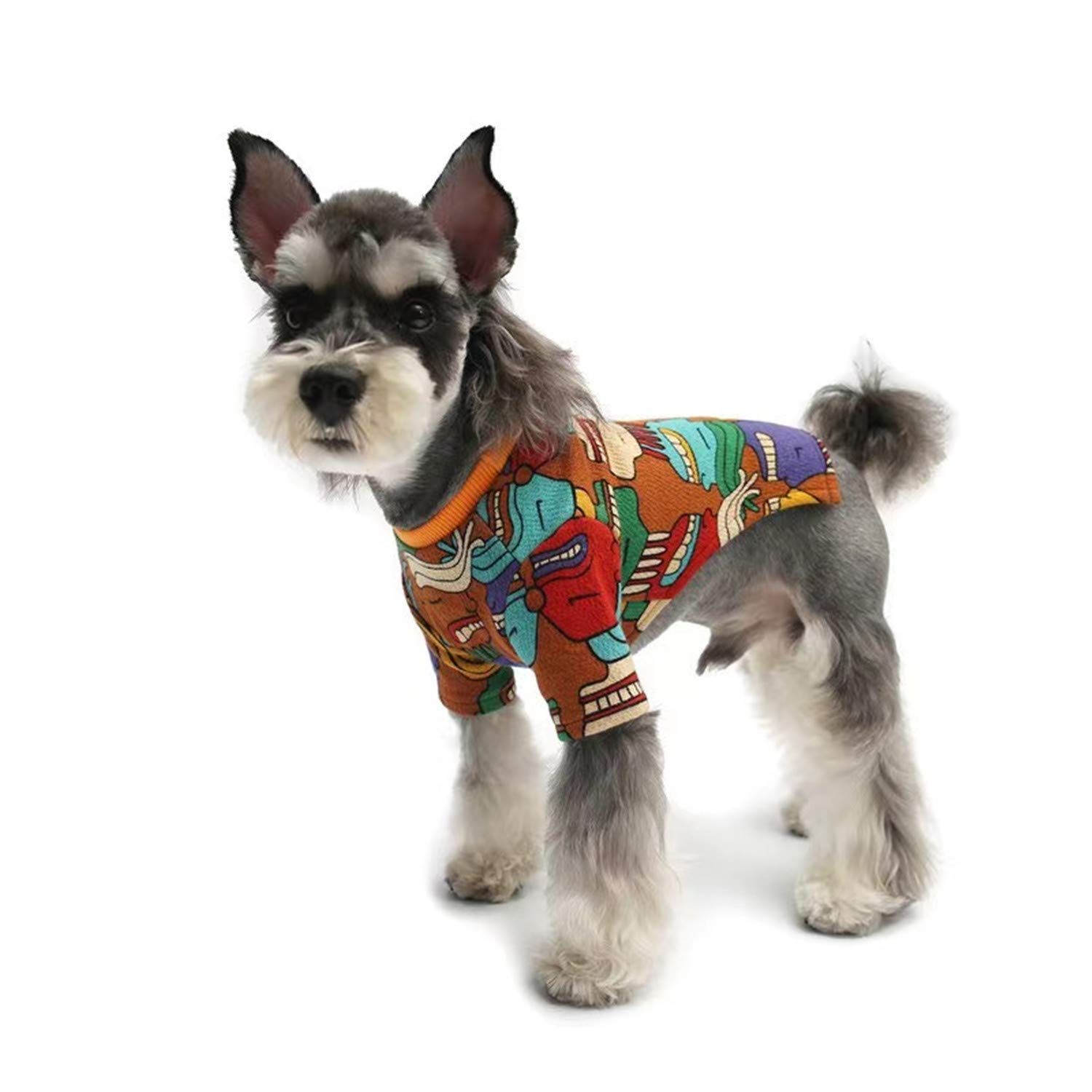 STYLEAGAL Hip Hop Cool Style Dog Shirt - 100% Cotton Breathable & Stretchable Pet Tee for Small to Medium Dogs (X-Large) - Perfect for Urban Streetwear, Dog Fashion Shows & Instagram Photos