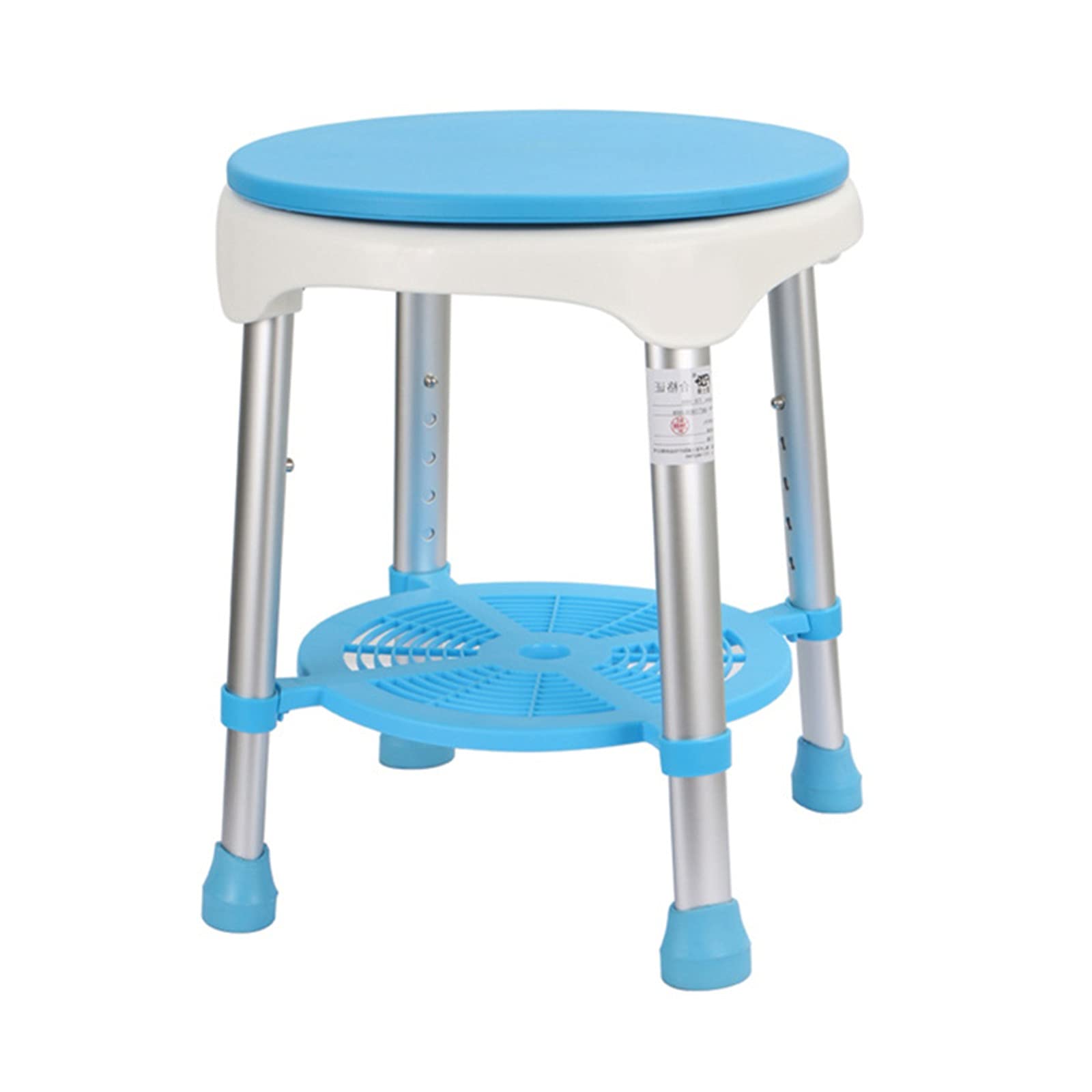 360° Rotating Bathtub Rack - Swivel Shower Chair for Elderly & Disabled Adults, Non-Slip Bath Stool with Adjustable Height for Safe Bathing & Showering - Ideal for Home Bathroom Safety & Accessibility
