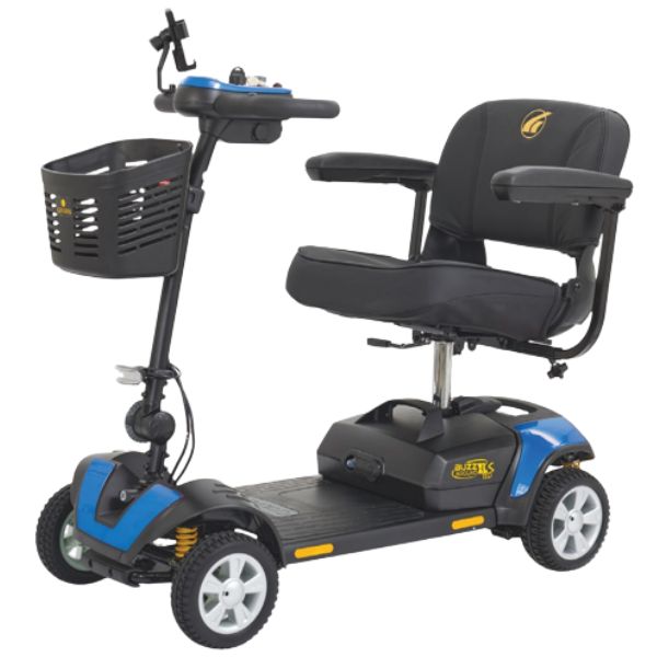 Golden Technologies Buzzaround XLS HD 4-Wheel Mobility Scooter - Heavy Duty Electric Scooter for Adults & Seniors - Indoor/Outdoor Use for Shopping, Travel & Home Mobility
