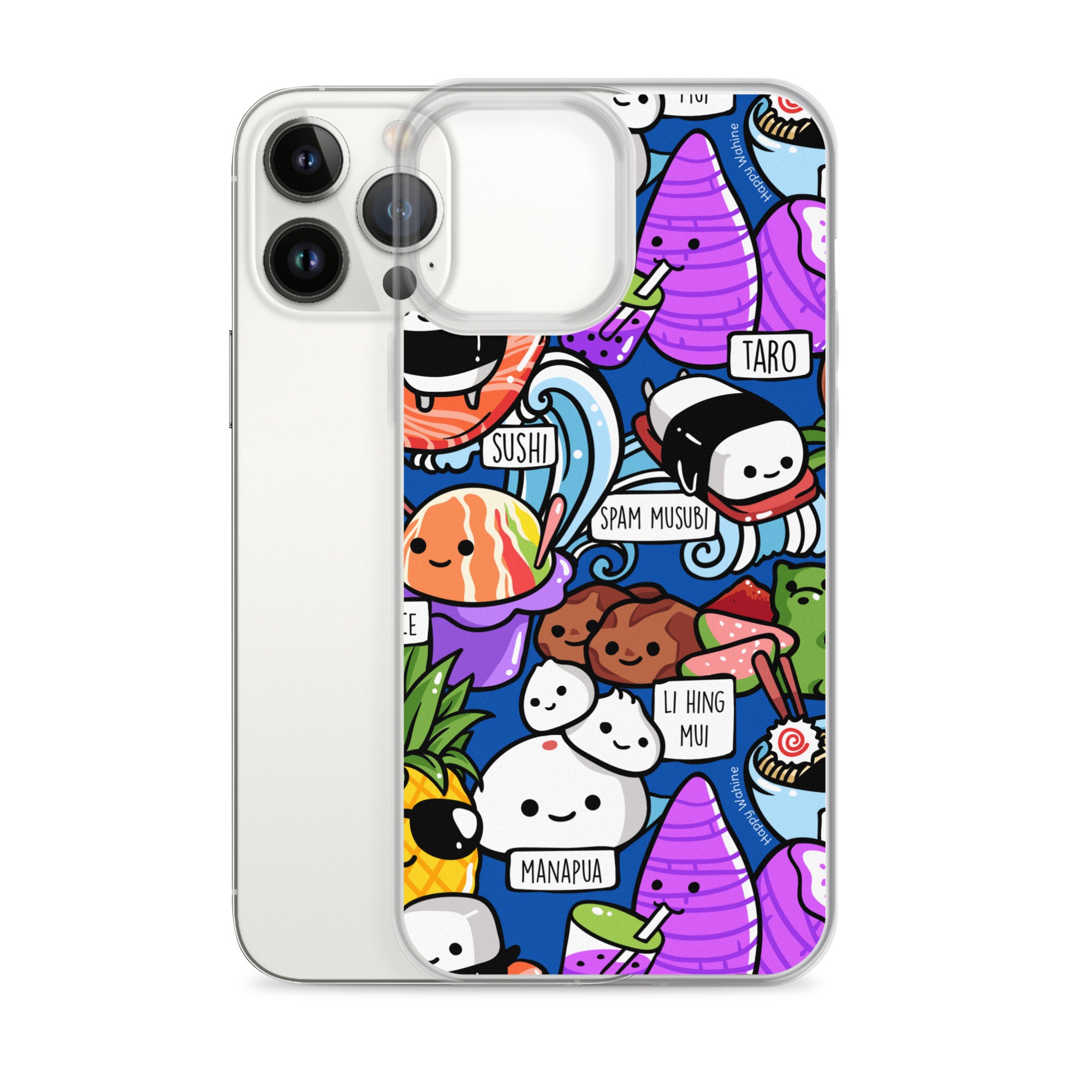 Premium Clear iPhone Case with Craving Hawaii Blue Design - Slim Protective Cover for iPhone [Models] - Perfect for Everyday Use, Travel & Outdoor Activities