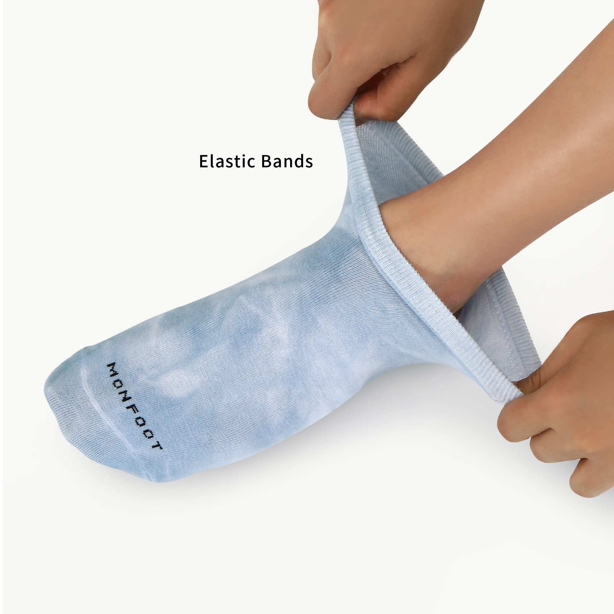 MONFOOT Men's & Women's Thin Eco-Friendly Low Cut Ankle Socks Multipack (4-10 Pairs) - Breathable Comfort for Workout, Running, Yoga & Daily Wear