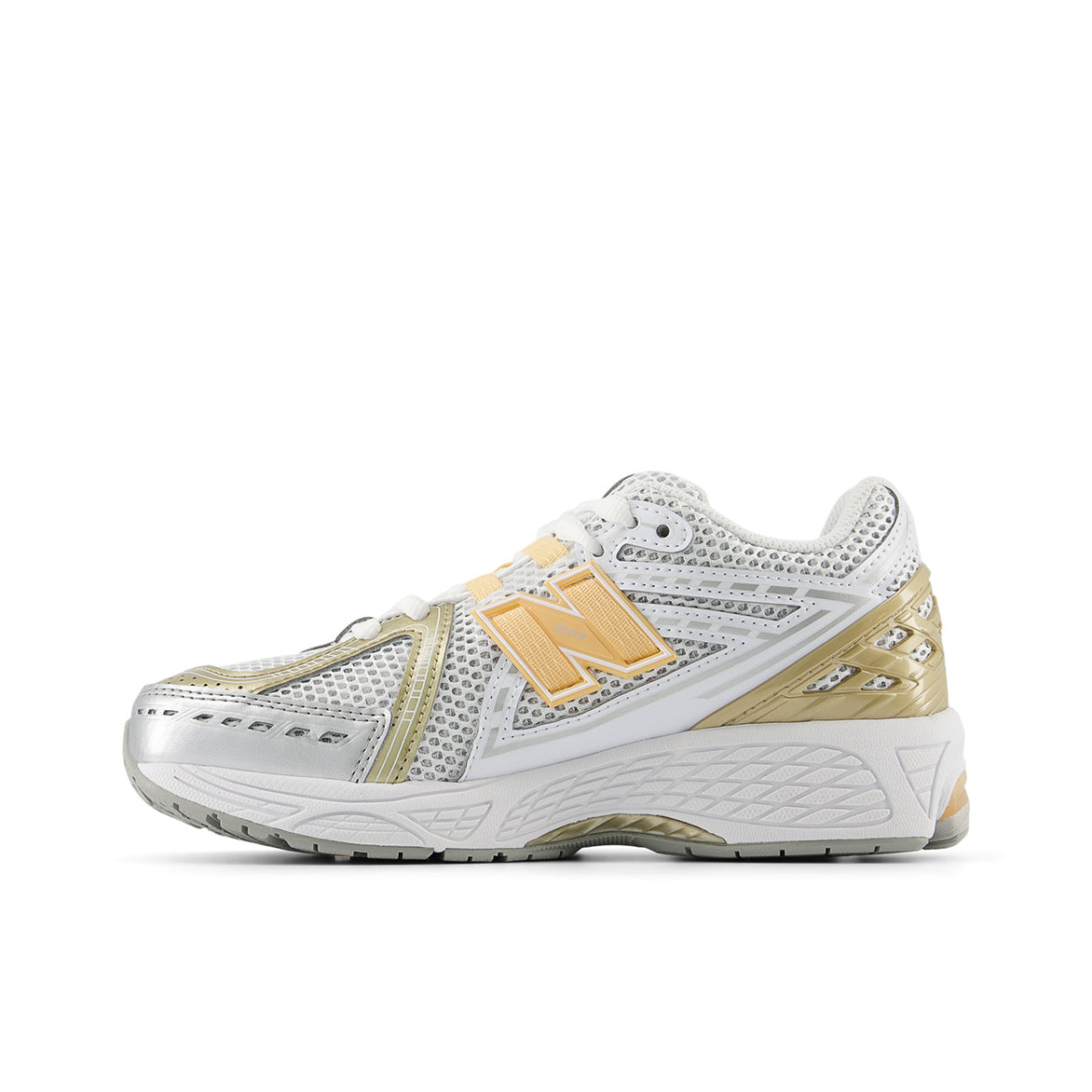 New Balance 1906R GS Running Shoes - Silver Metallic / Peach Bloom - Lightweight & Comfortable for Kids' Sports & Daily Wear