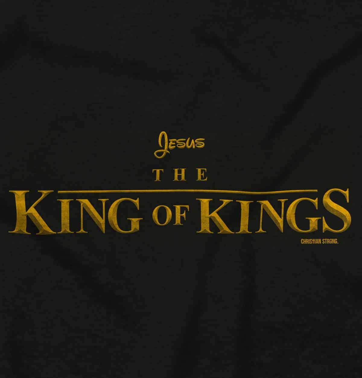 Brisco Brands Jesus the King of Kings Christian Sweatshirt for Men & Women - Religious Apparel for Church, Bible Study & Everyday Faith Wear
