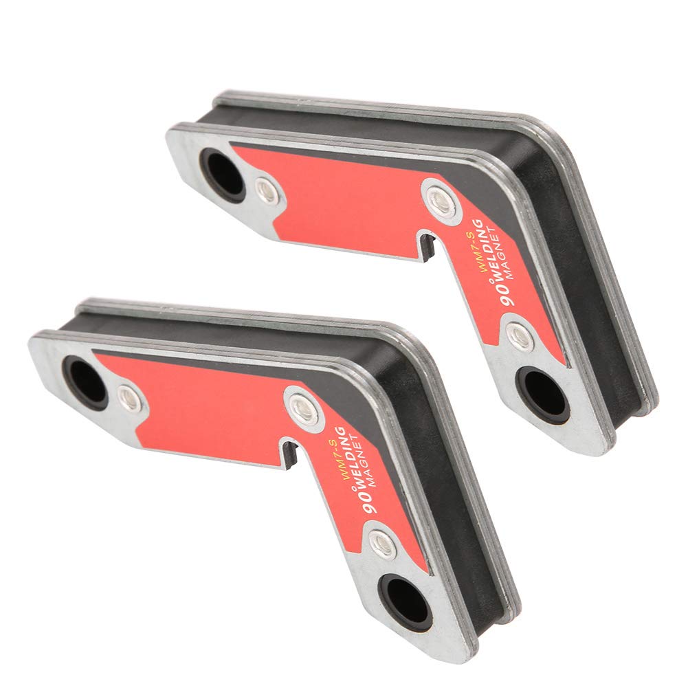2-Pack Magnetic Welding Clamps - 30/60/90 Degree Adjustable Inside/Outside Angle Holder for Metal Fabrication - Perfect for Welding, DIY Projects & Auto Repair
