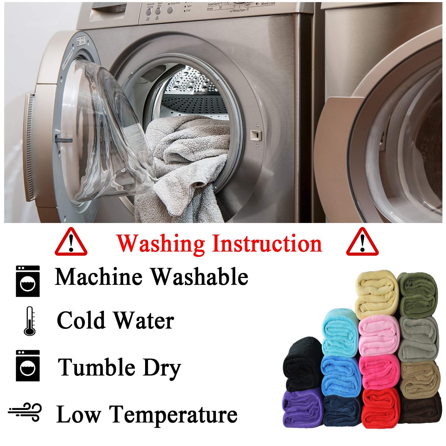 Soft Plush Fleece Throw Blanket 50