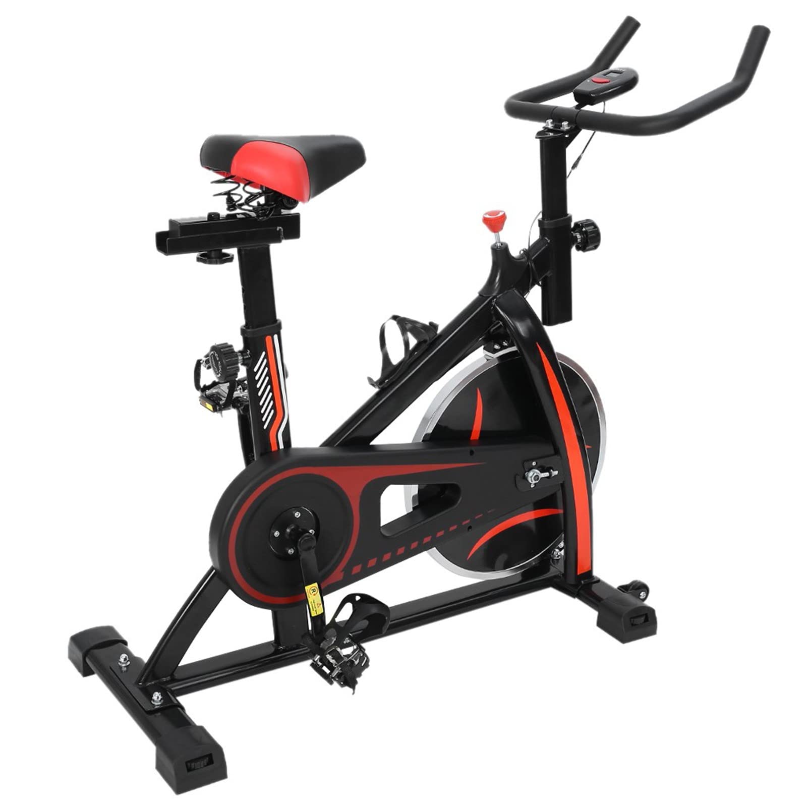 Boddenly Ultra-Quiet Stationary Exercise Bike for Home Cardio Workout - Indoor Cycling Bike with Comfortable Seat Cushion - Perfect for Home Gym, Apartment Fitness & Low-Impact Training