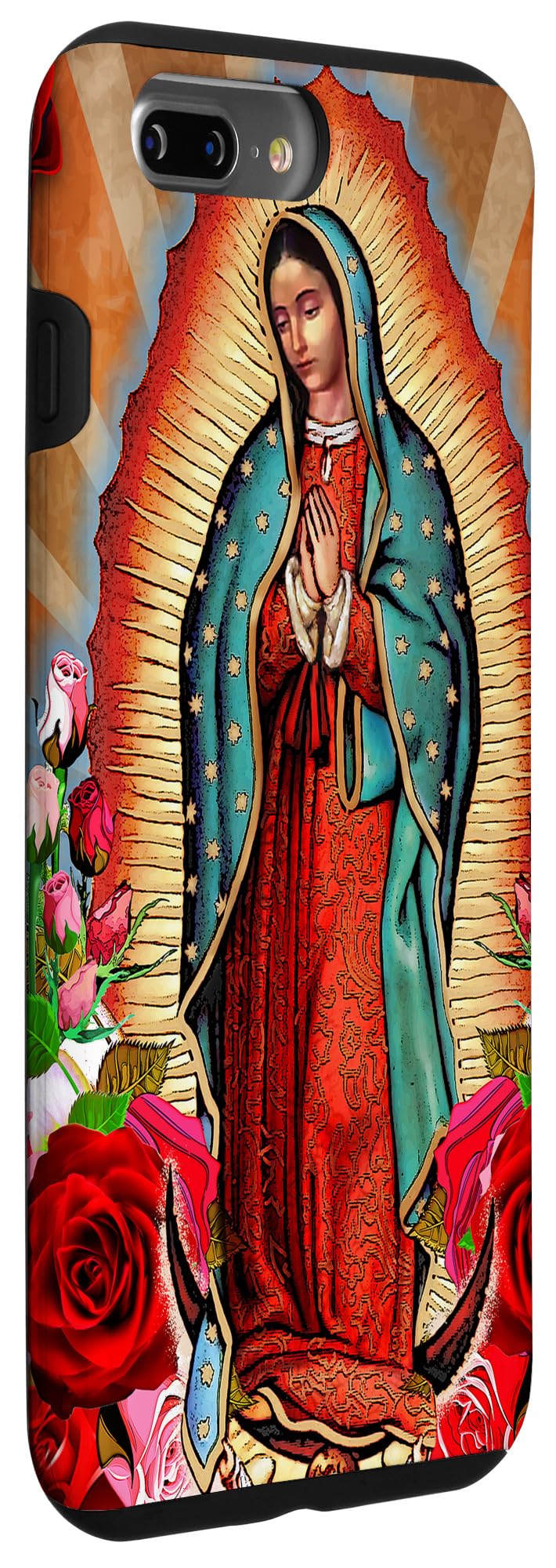 iPhone 7 Plus/8 Plus Our Lady of Guadalupe Catholic Virgin Mary Case - Durable Protection for Devotional Use at Church or Daily Life