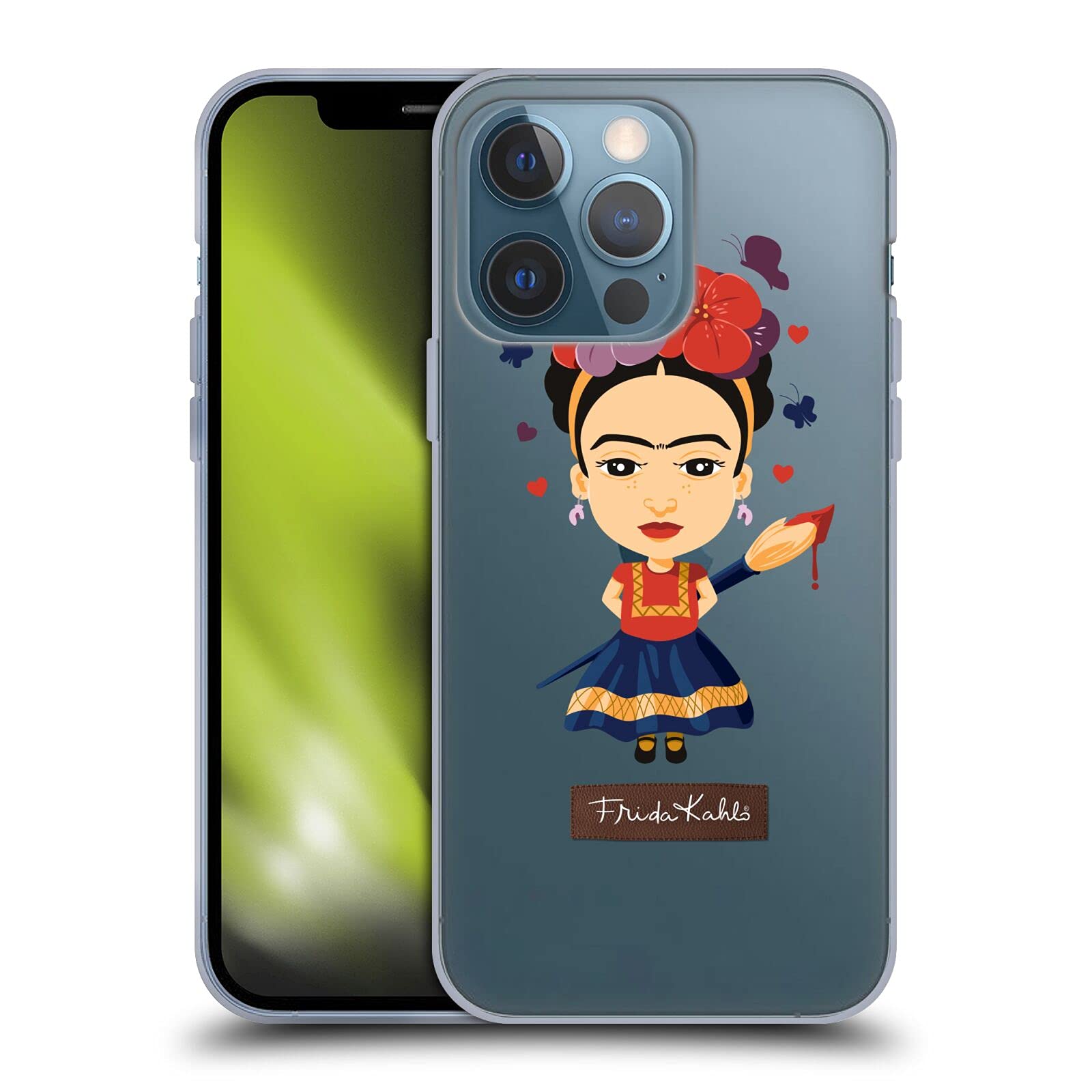Officially Licensed Frida Kahlo iPhone 13 Pro Case - Soft Gel Phone Cover for Apple iPhone 13 Pro - Artistic Protection for Everyday Use & Gift Giving