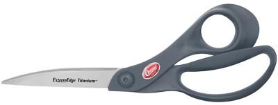 8 Inch Right Hand Shop Shears - Heavy Duty Metal Scissors for Cutting Fabric, Leather & DIY Projects - Ideal for Crafting, Sewing & Home Repairs