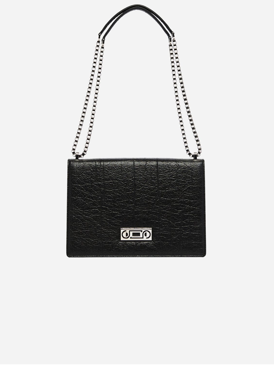 Cristiana Pinatex® Vegan Leather Shoulder Bag - Black Metallic | Eco-Friendly Women's Crossbody Purse for Work, Travel & Everyday Use