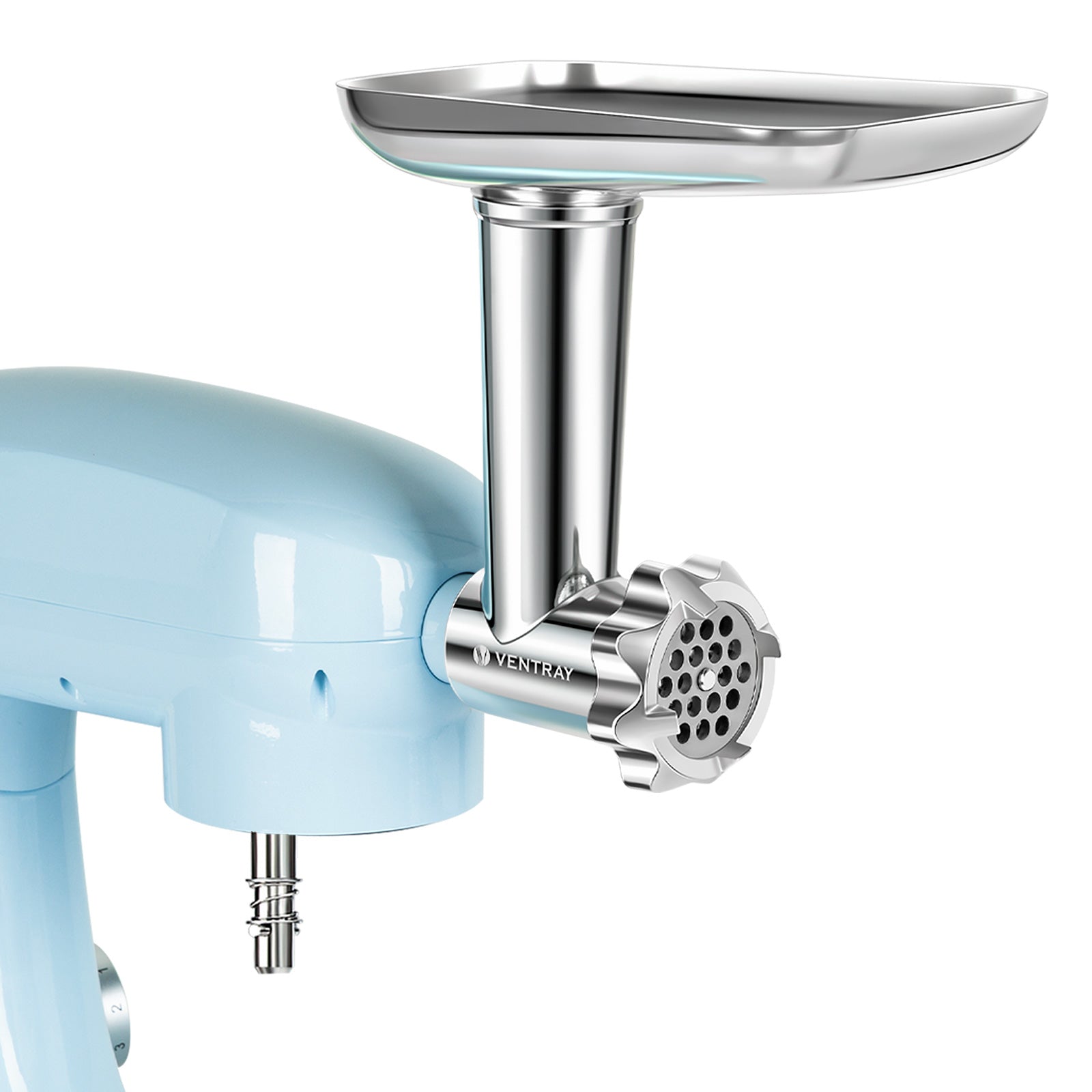 Electric Meat Grinder Attachment for KitchenAid Stand Mixer - Stainless Steel Food Grinder for Fresh Ground Beef, Sausage & More - Perfect for Home Cooking & Meal Prep