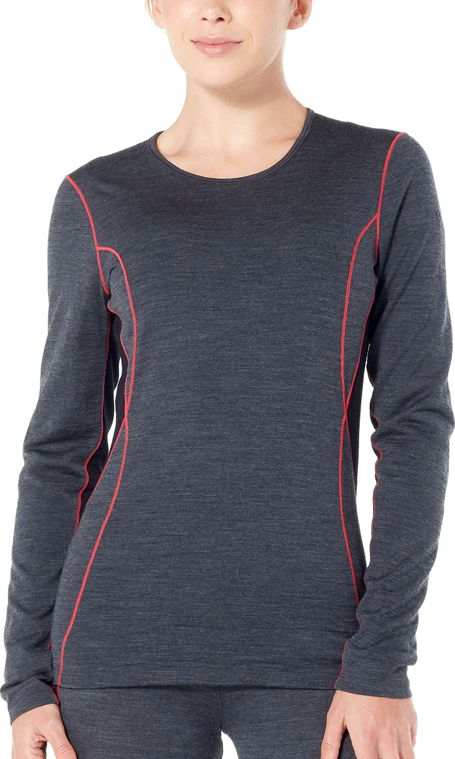 200 Oasis Deluxe Long Sleeve Crewneck Sweater for Women - Soft Cotton Knit Top for Casual Wear, Office & Fall Layering