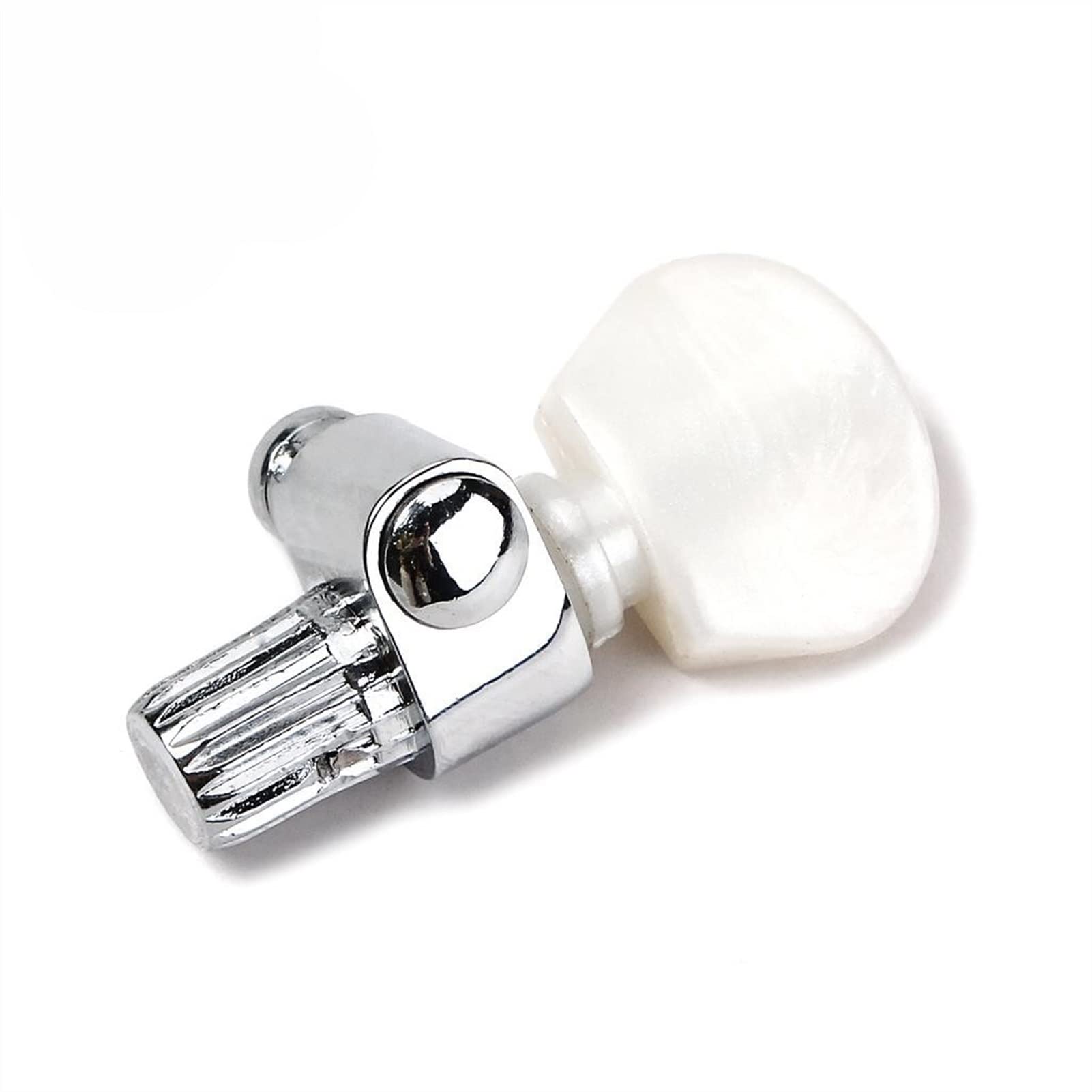 Chrome Geared 5-String Banjo Tuners with Bushing Spacer - Professional Machine Heads & Knobs for Precise Tuning | Perfect for Bluegrass, Folk & Country Musicians