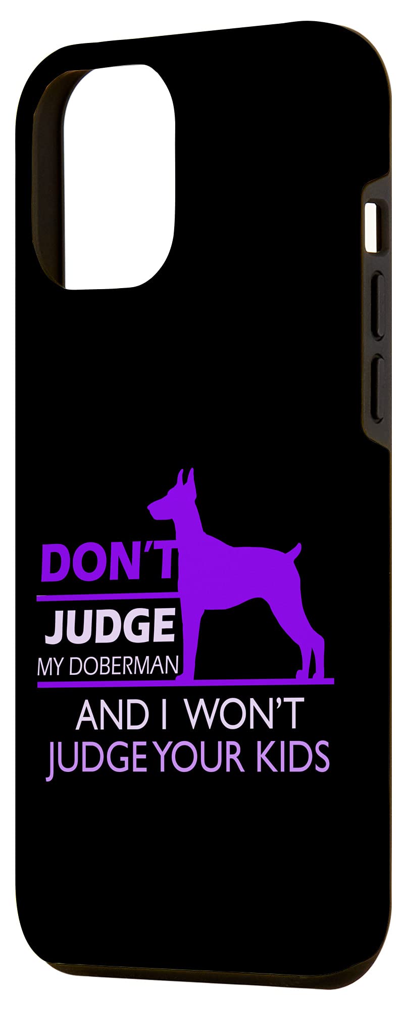 iPhone 12 Pro Max Case - Doberman Pincher Design Protective Phone Cover | Perfect for Dog Lovers & Pet Owners | Durable Shockproof Case for Everyday Use