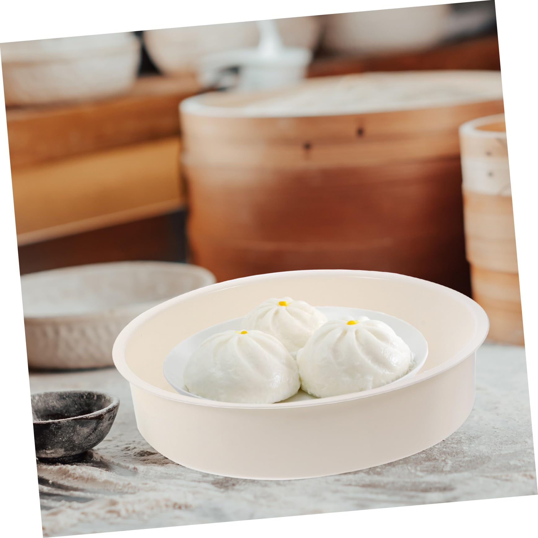 Premium 2-Piece Bamboo Steamer Basket Set for Rice, Dumplings & Dim Sum - Thickened Multi-Functional Steamer for Home & Restaurant Use - Perfect for Asian Cooking, Meal Prep & Healthy Eating