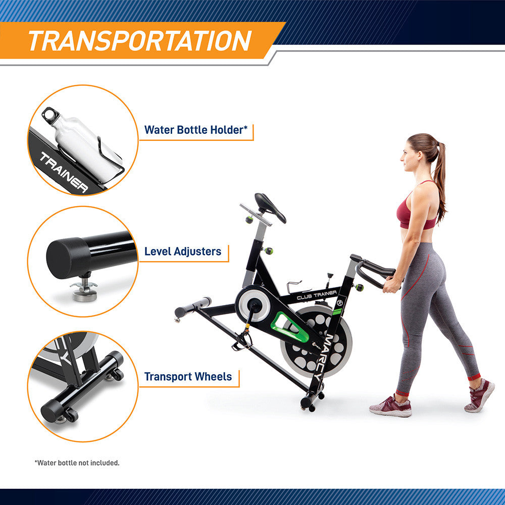 Marcy Revolution Cycle XJ 3220 - Premium Indoor Cycling Exercise Bike for Home Gym Workouts | Perfect for Cardio Training, Weight Loss & Fitness Enthusiasts