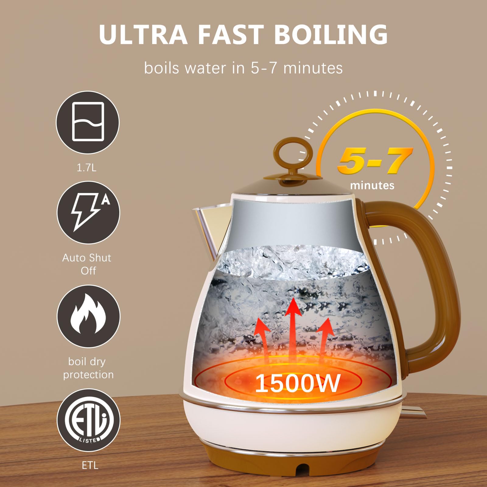 8-in-1 Automatic Nut Milk Maker Machine with 1.7L Capacity - Electric Almond Soy Oat Milk Maker for Home Use - Perfect for Vegan, Dairy-Free, Keto & Healthy Lifestyles